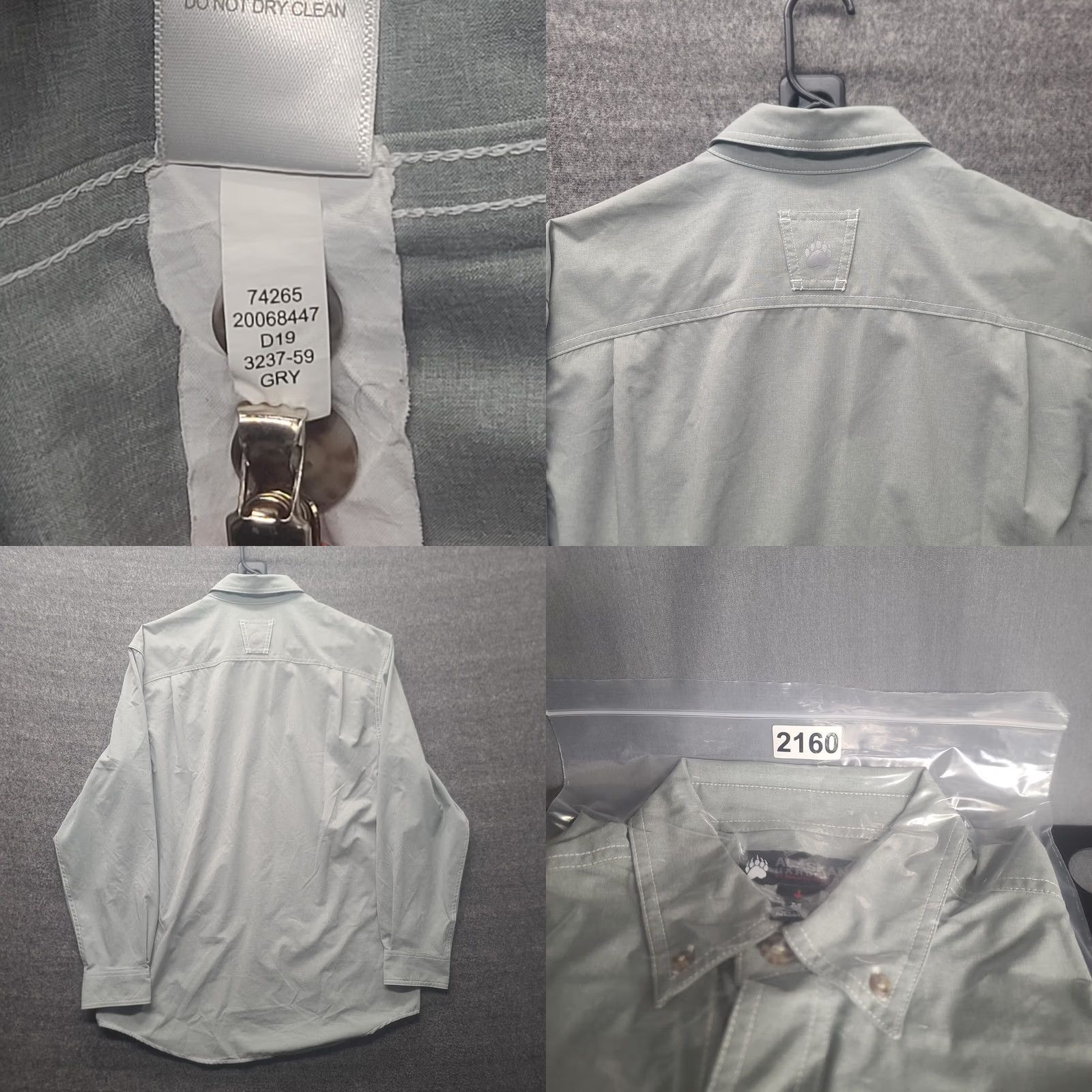 Vintage Alaskan Hardgear Shirt Mens M Bush Pilot Standard Fit Long Sleeve Gorpcore Duluth Shirt Mens M Gray Polyester Button-Up Size US M / EU 48-50 / 2 - 8 Thumbnail