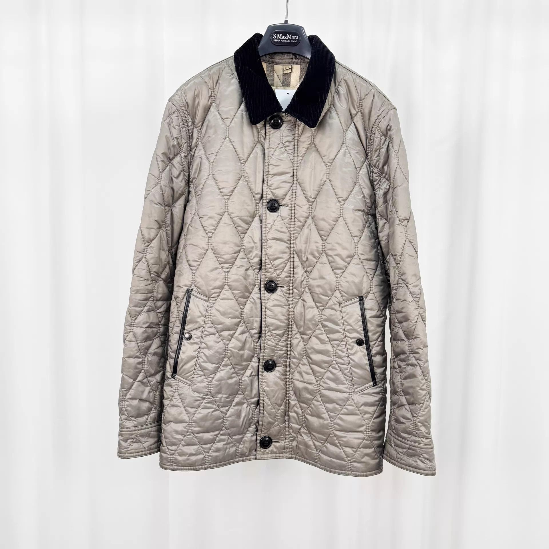 Burberry Burberry Cord Collar Quilted Check M Jacket 98 New Size US M / EU 48-50 / 2 - 1 Thumbnail