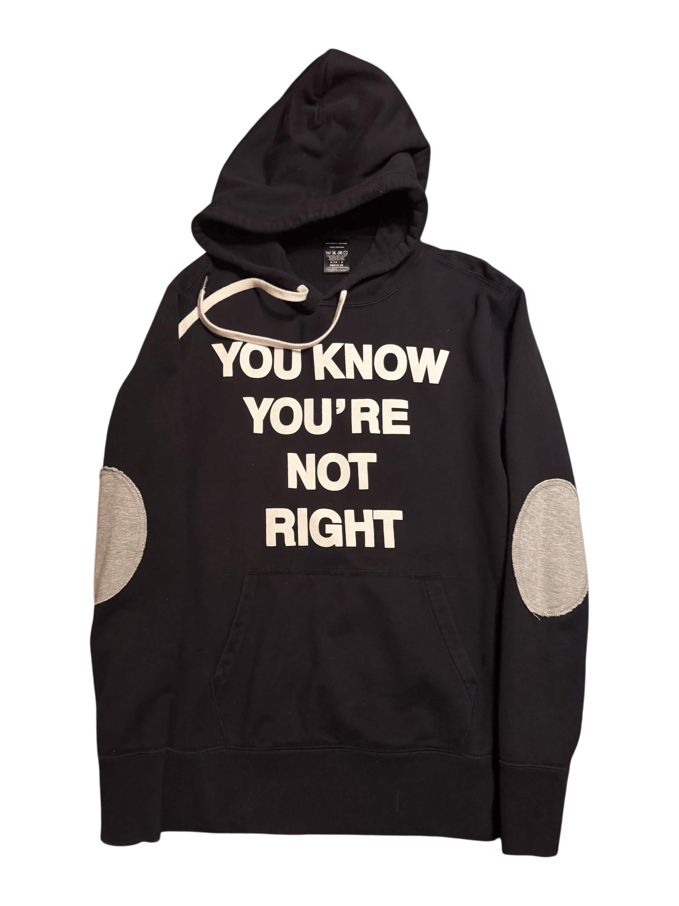 Number (N)ine FW15 Number (N)ine You Know You’re Not Right Hoodie Size US S / EU 44-46 / 1 - 1 Thumbnail