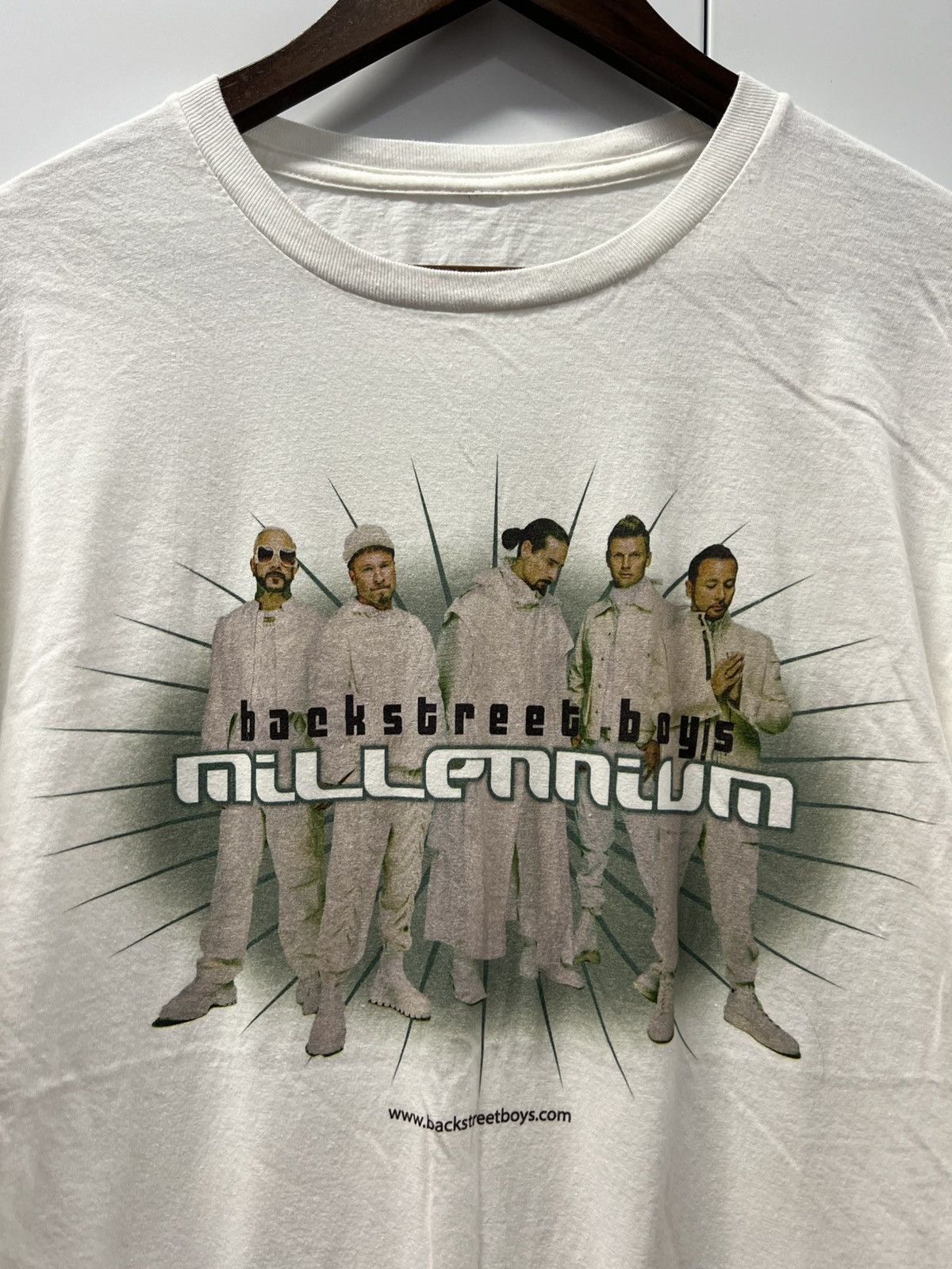 Band Tees Y2K 2000's VTG Vintage Backstreet Boys Millennium Band Shirt Size US XL / EU 56 / 4 - 3 Thumbnail