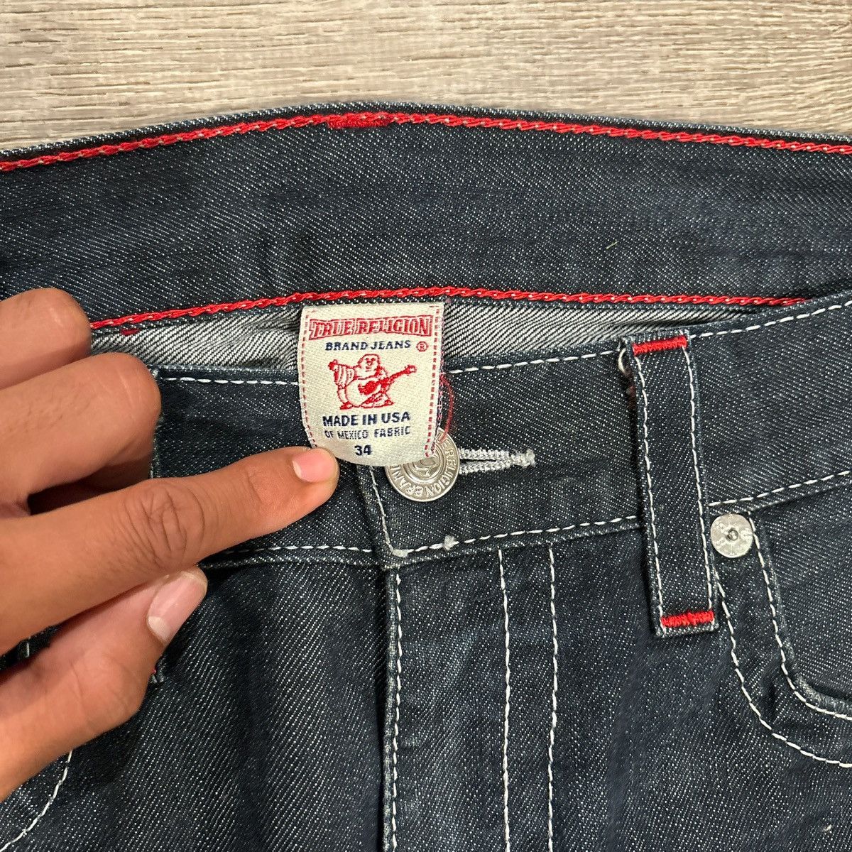 True Religion Raw selvedge denim True Religion Jeans Size US 34 / EU 50 - 4 Thumbnail