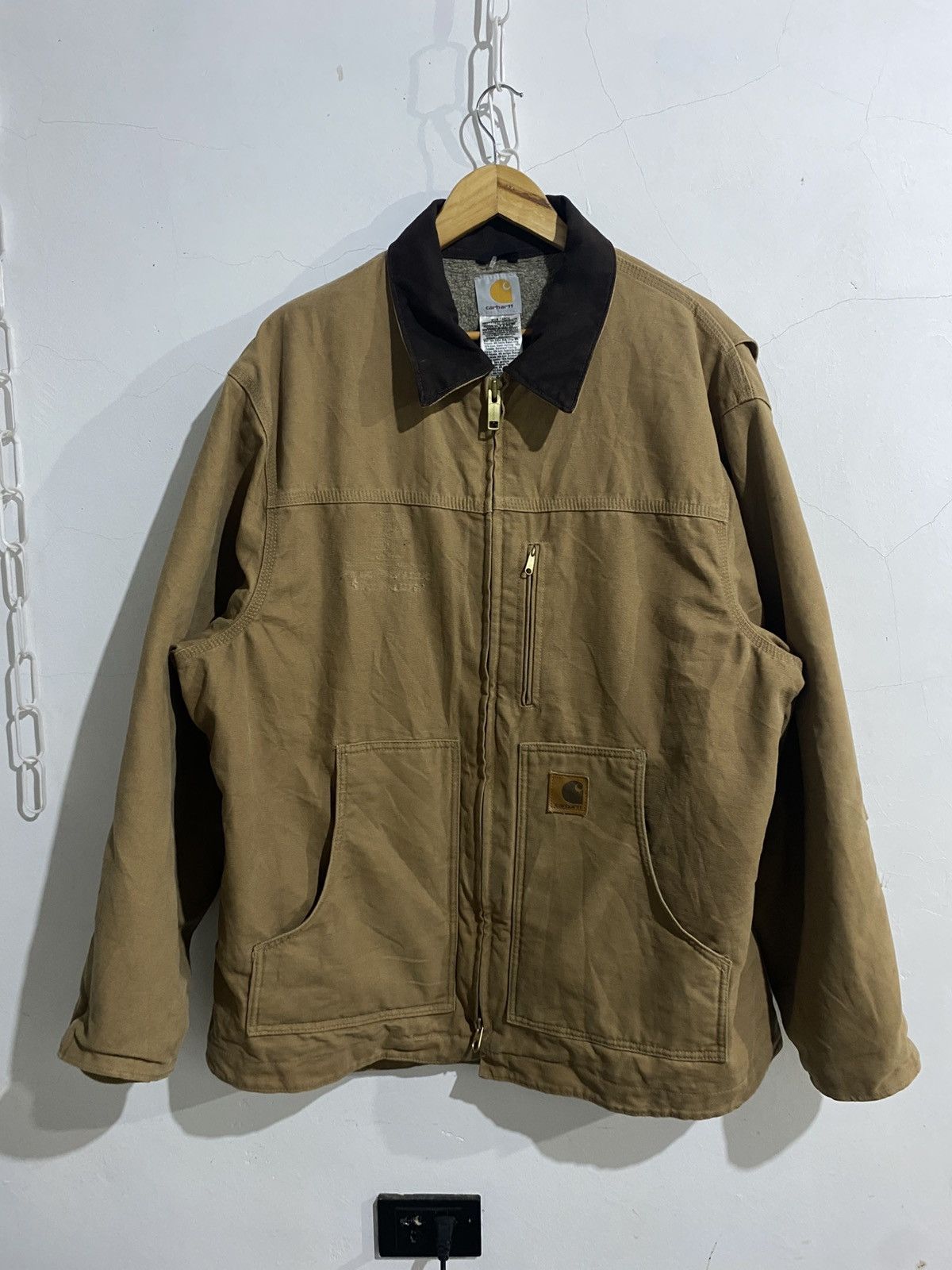 Carhartt VITAGE CARHARTT C61 CML Brown Sherpa Size US XL / EU 56 / 4 - 1 Thumbnail