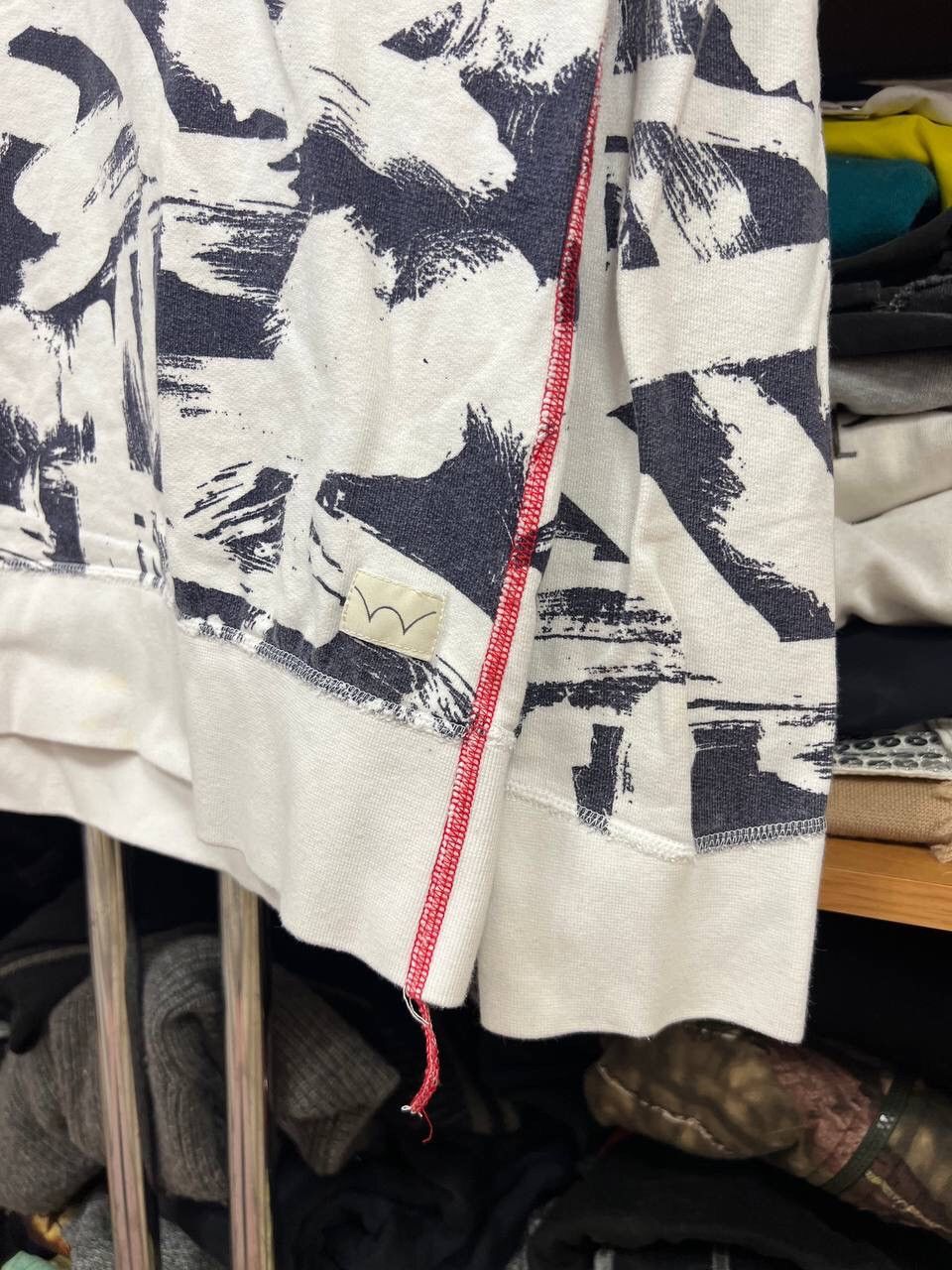 Edwin × Vintage Edwin Multicolour Overprint Y2K Evisu Style Japan Sweatshirt Size US L / EU 52-54 / 3 - 8 Thumbnail