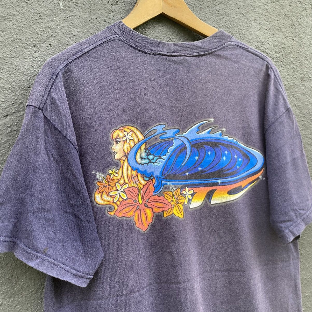 Sun Surf Thrashed Faded Vintage 90s T&C Surfing Brand Tee Size US L / EU 52-54 / 3 - 2 Thumbnail