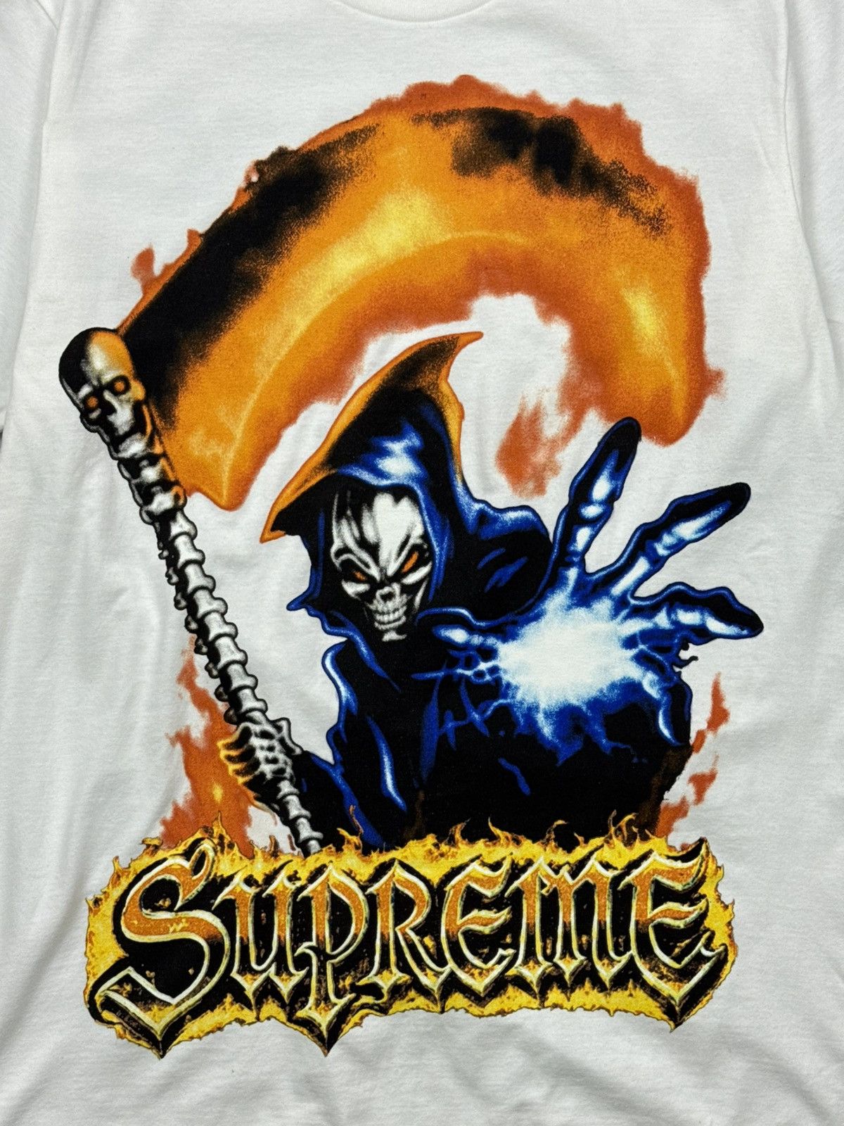 Supreme Ss26 Supreme Grim Reaper Tee Size US L / EU 52-54 / 3 - 2 Thumbnail