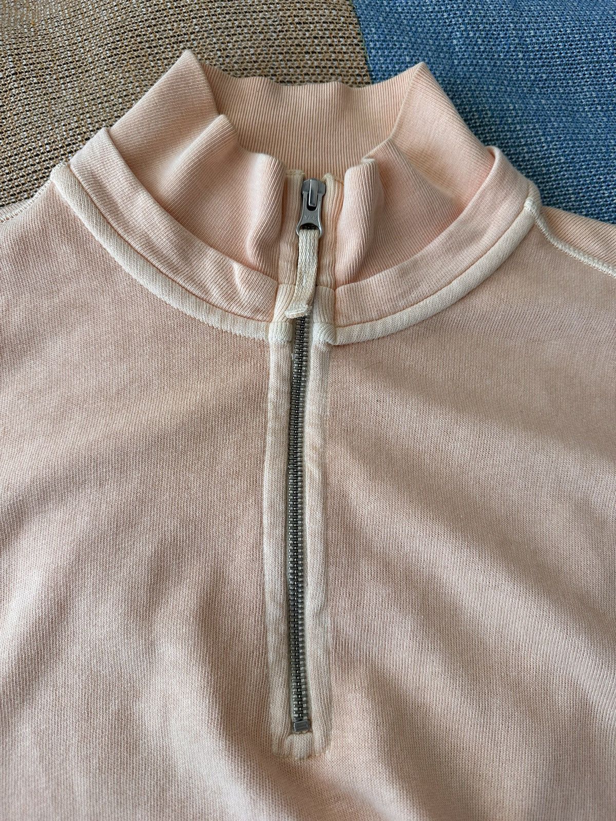 Stone Island Peach half zip sweater Size US L / EU 52-54 / 3 - 6 Thumbnail