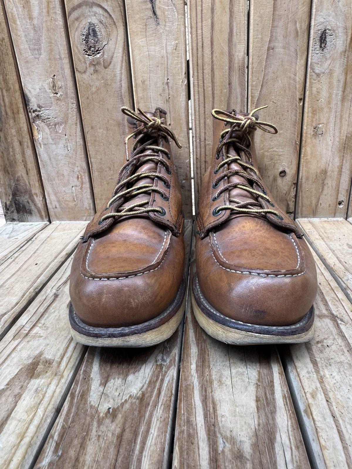 Red Wing Red wing 875 brown Moc Toe Leather boots sz UK 8 US 9 E Size US 9 / EU 42 - 5 Thumbnail