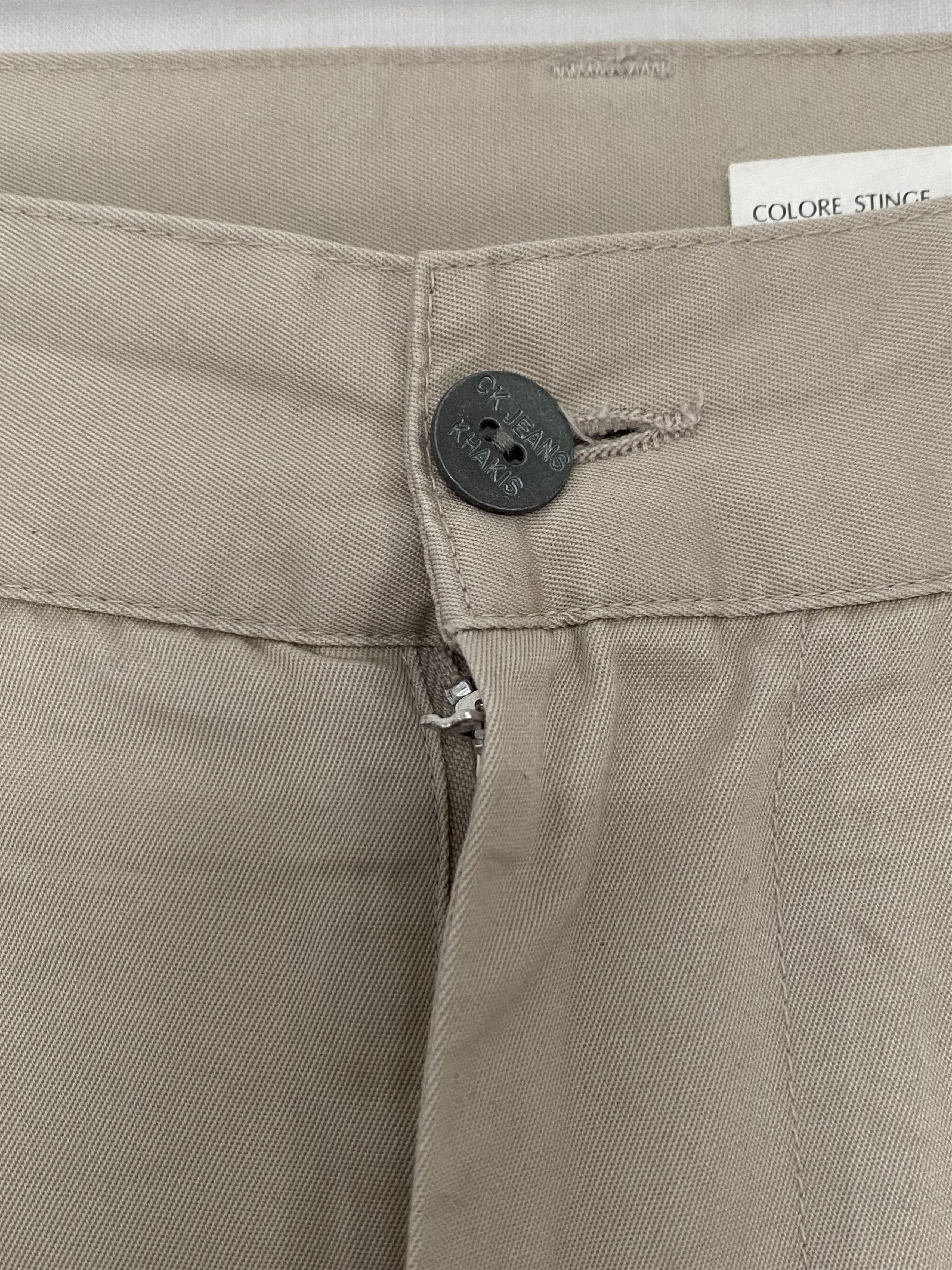 Calvin Klein Calvin Klein Beige Trousers Size 33 Size US 33 - 6 Thumbnail