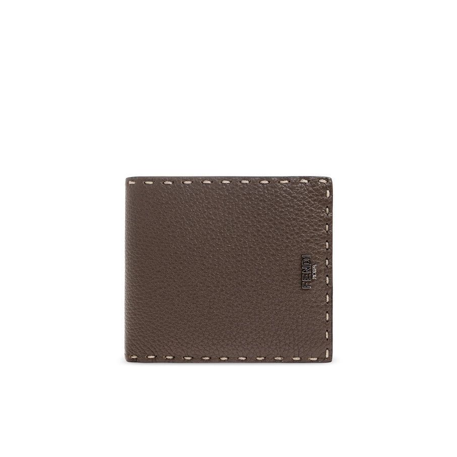 Fendi FENDI Brown Leather Wallet New & Authentic Size ONE SIZE - 1 Thumbnail