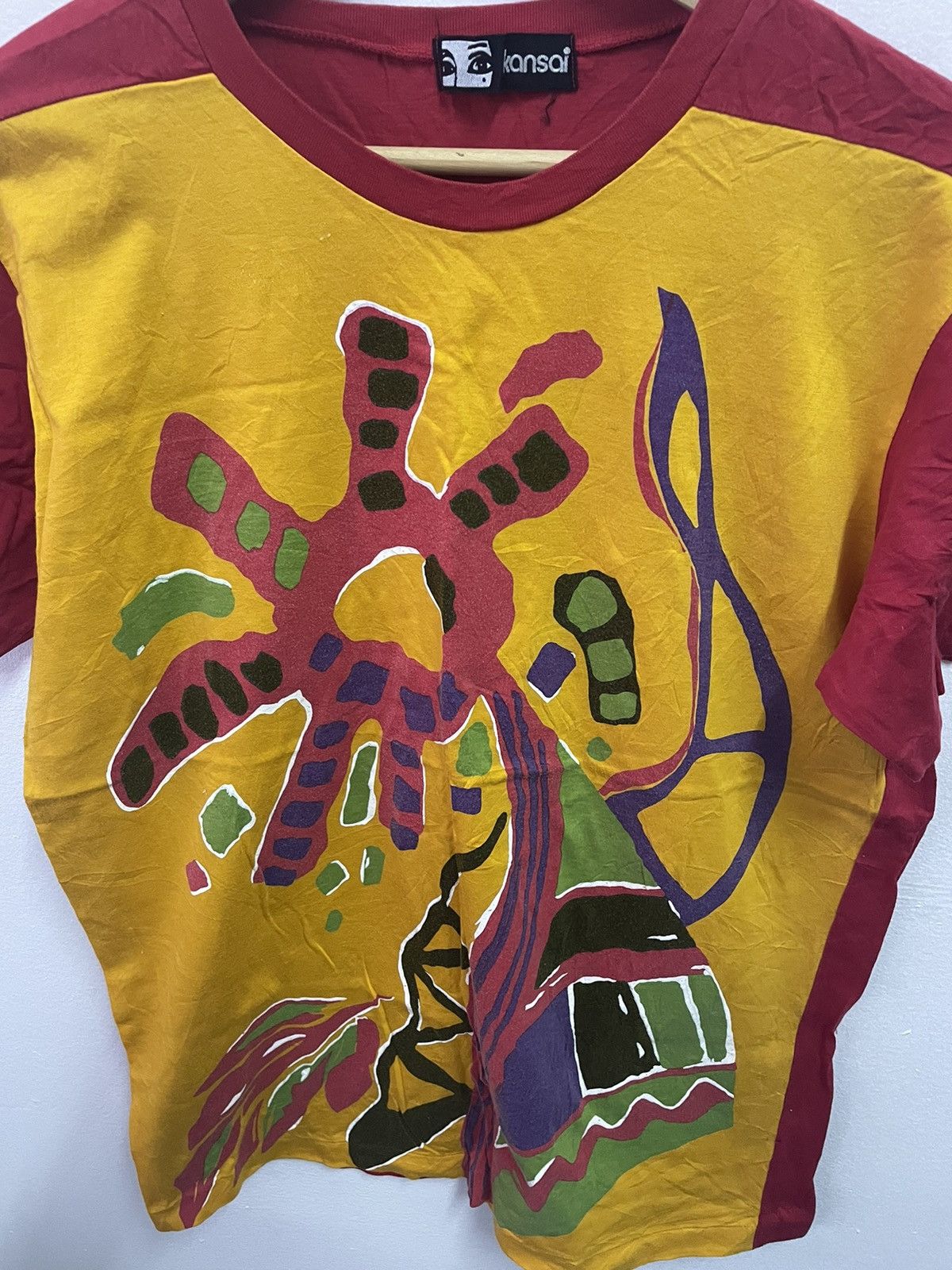 Kansai Yamamoto Vintage Kansai Art Motif Shirt Size US M / EU 48-50 / 2 - 4 Thumbnail