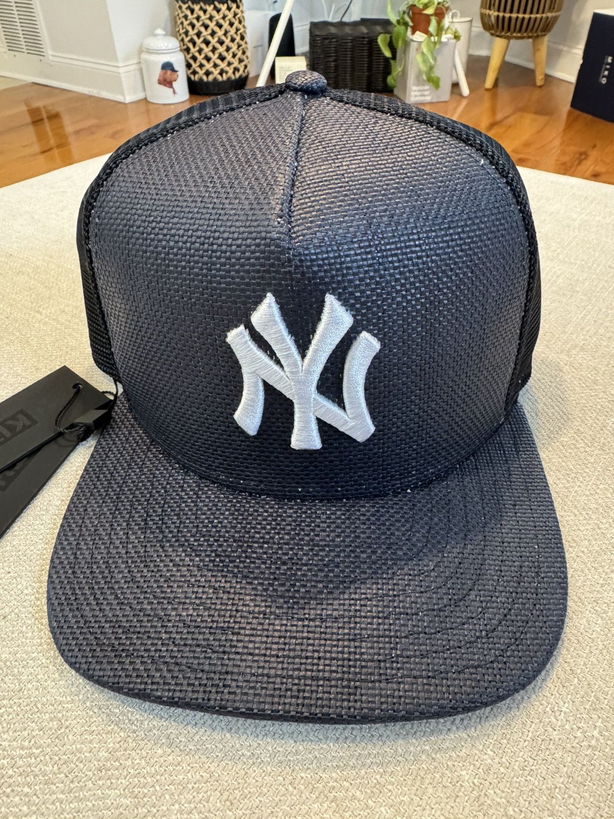 Kith × New Era KIth & New Era New York Yankees Raffia 9FIFTY Snapback Size ONE SIZE - 3 Thumbnail
