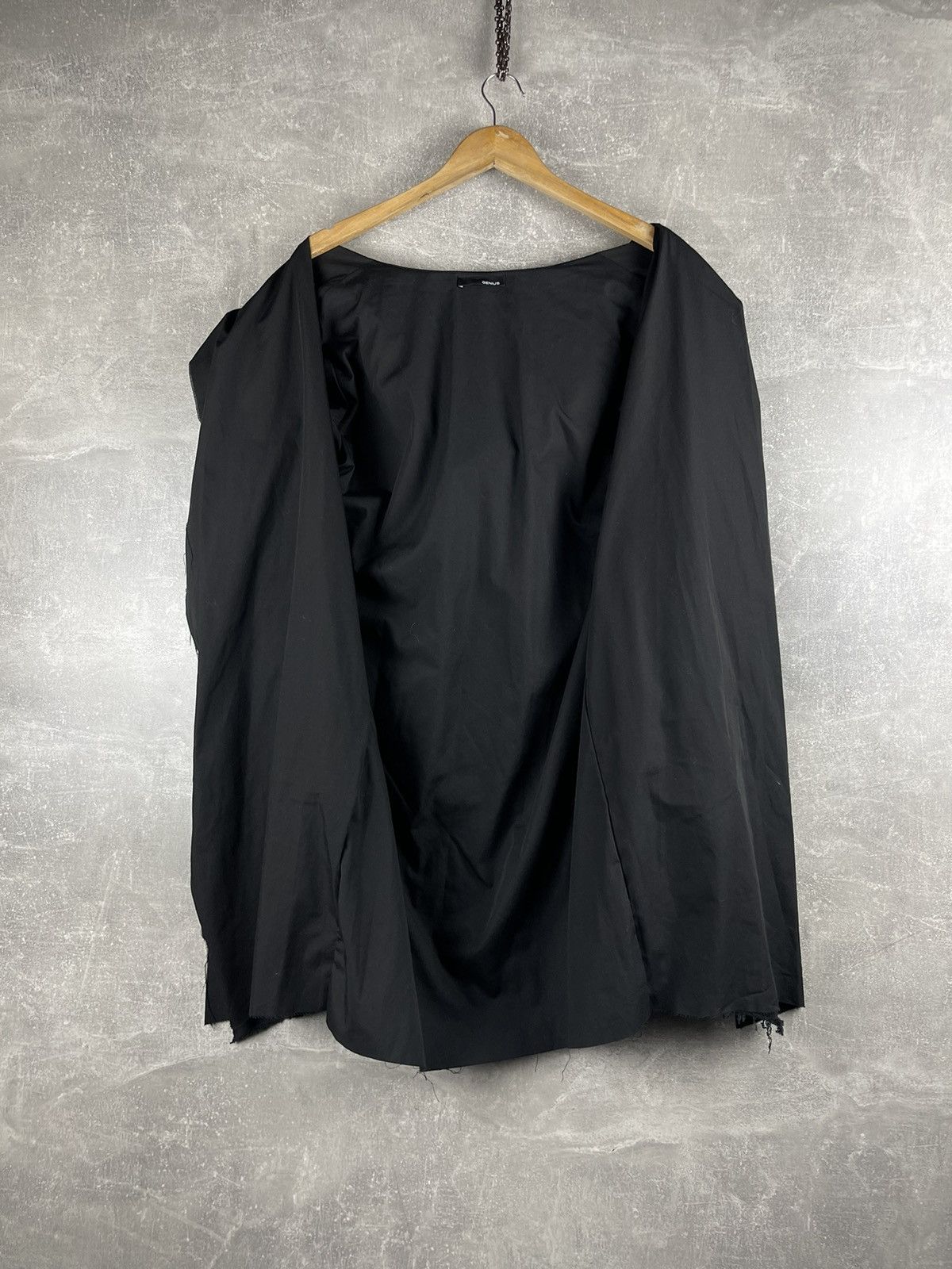 Other Avant Garde Gothic Opium Black Open Hooded Coat Oversized Size US L / EU 52-54 / 3 - 8 Thumbnail
