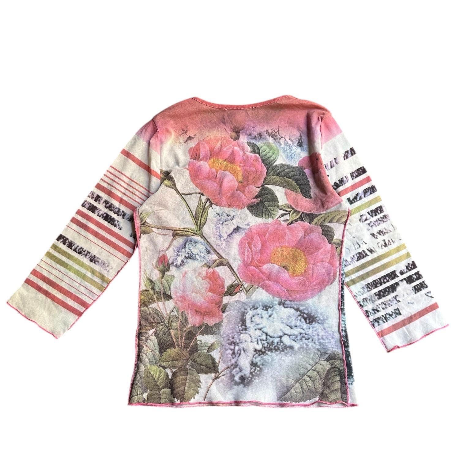 Cop Copine The Cop Copine Roses Meshtop Size ONE SIZE - 3 Thumbnail
