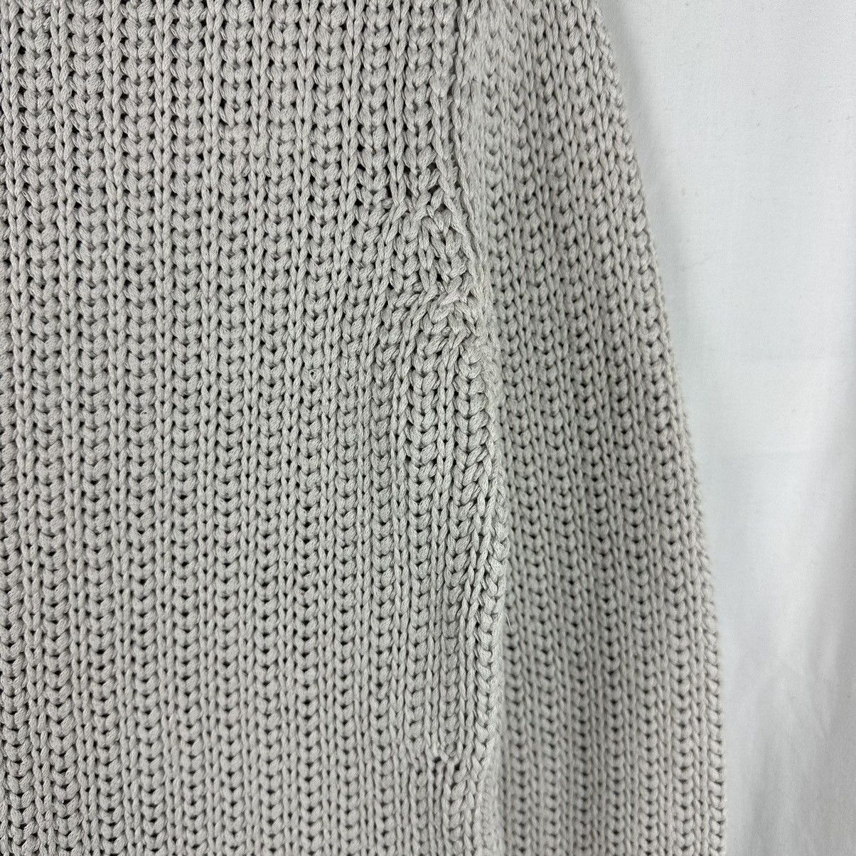 Gucci Gucci Chunky Cotton Knit Sweater Light Grey Size US S / EU 44-46 / 1 - 7 Thumbnail