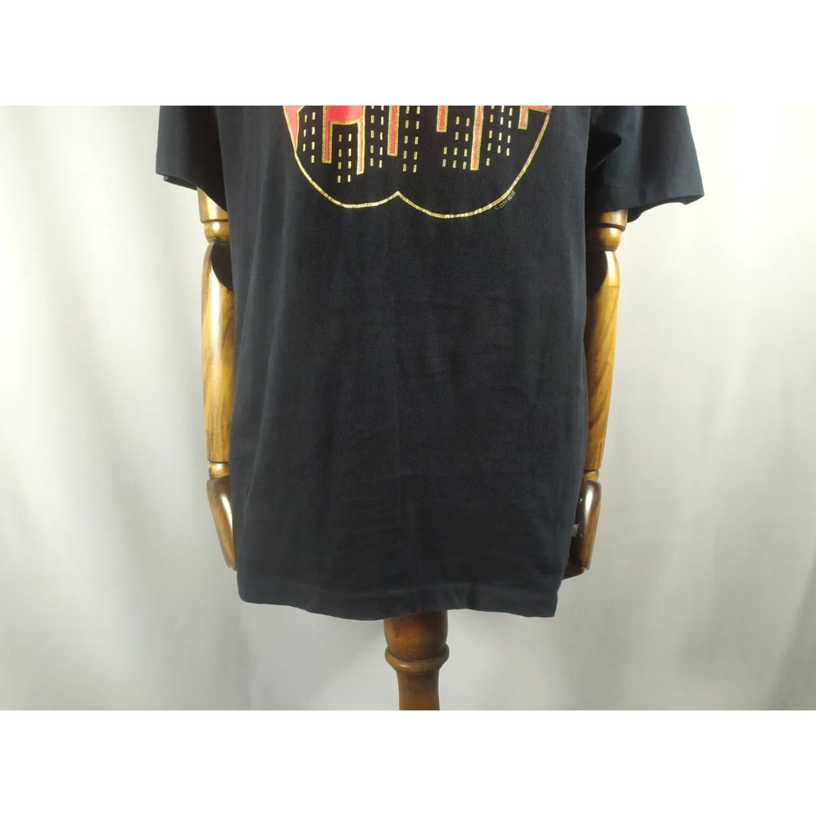 Vintage Signal Vintage T-Shirt Destination Big Apple Size L Men Black 1990s Graphic Tee Shirt Size US L / EU 52-54 / 3 - 7 Thumbnail
