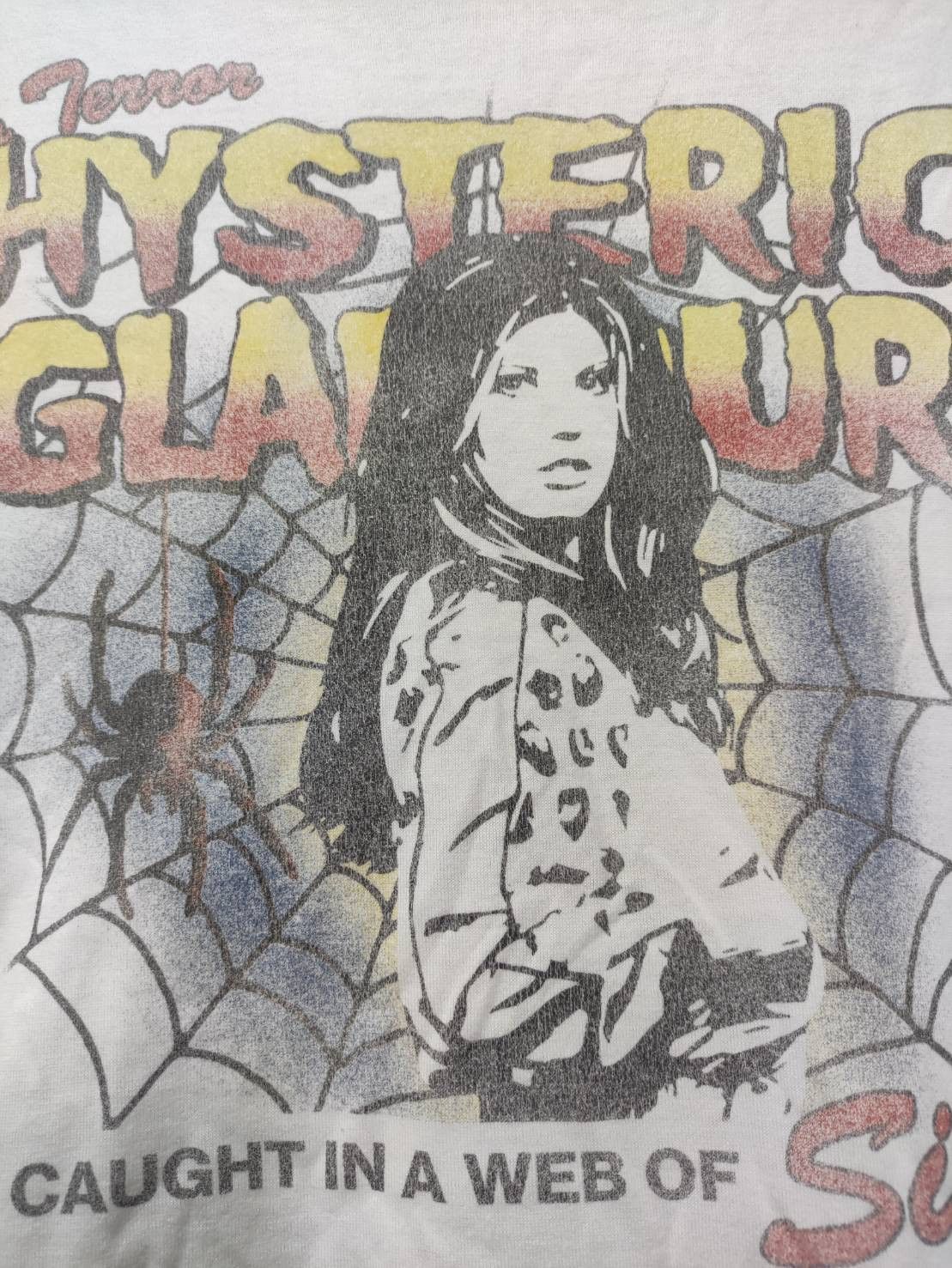 Hysteric Glamour Hysteric Glamour " Caught In A Web Of Sin! " T-Shirt Size US M / EU 48-50 / 2 - 3 Thumbnail