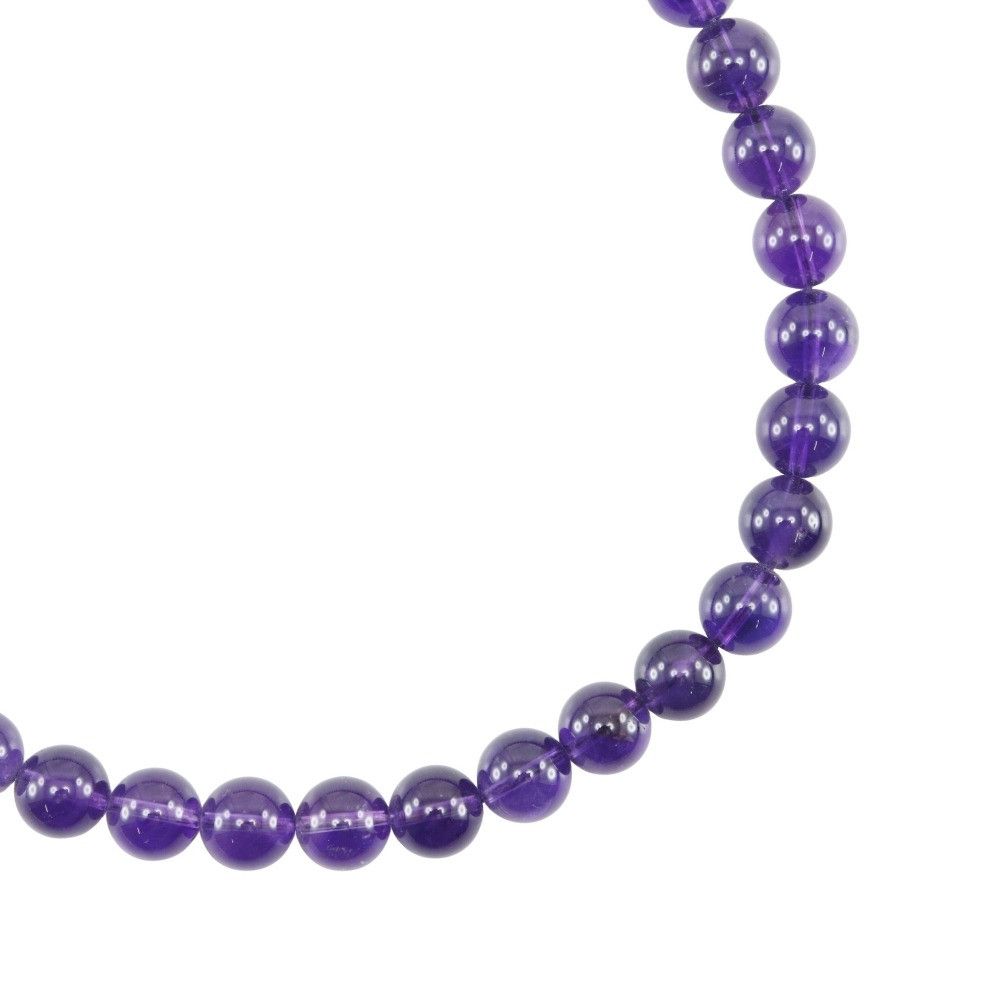 Other Other Amethyst Silver Necklace Metal Necklace DUTY FREE for USA Size ONE SIZE - 1 Thumbnail