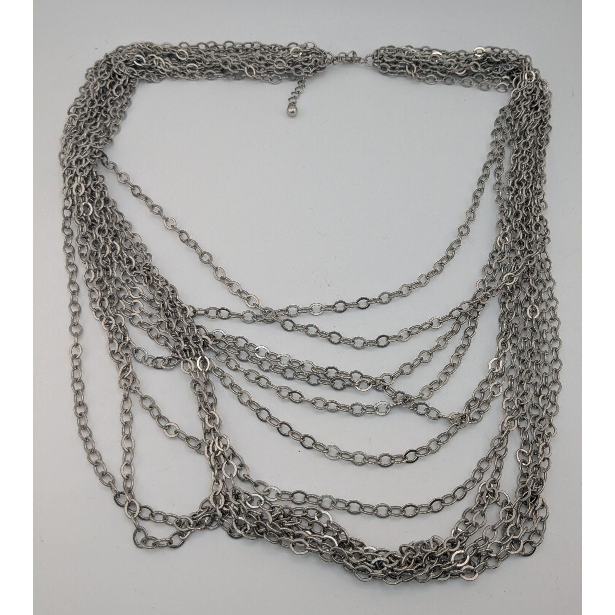 Other Layered Glam Metal Chain Necklace Size ONE SIZE - 4 Thumbnail
