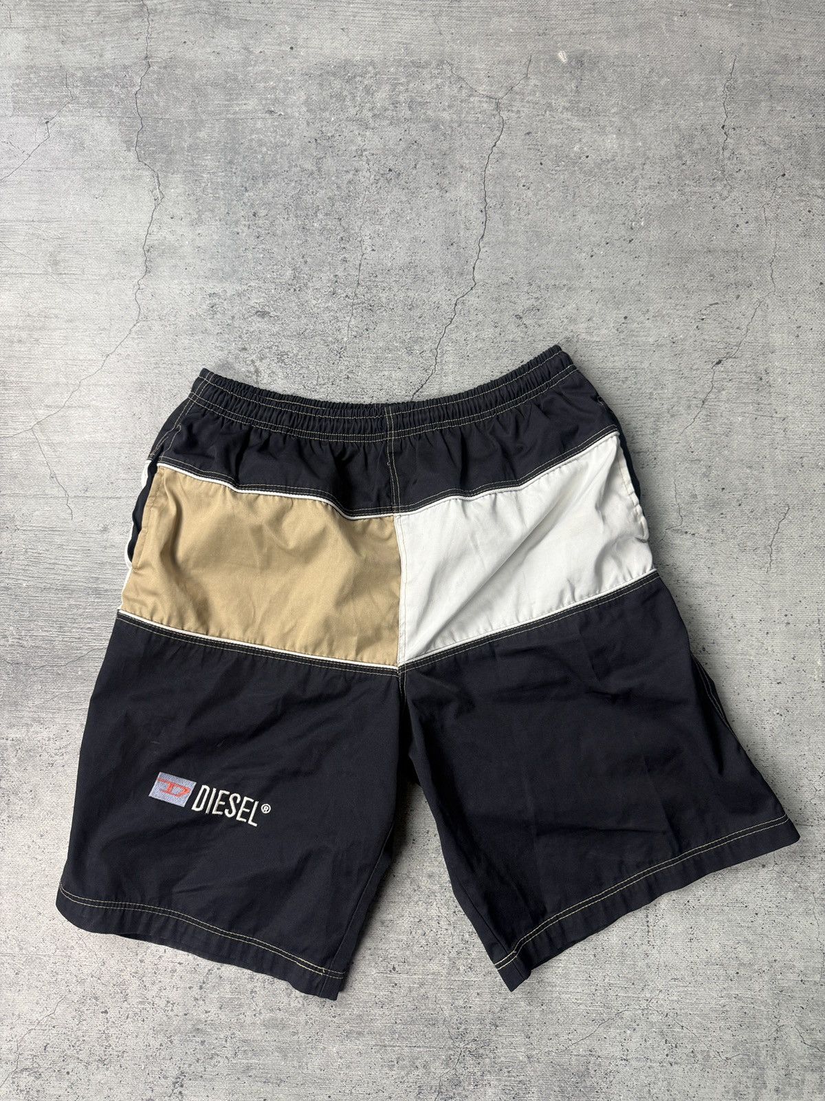 Diesel Vintage Diesel Mens Shorts Evisu Styled Strip Size US 34 / EU 50 - 1 Thumbnail