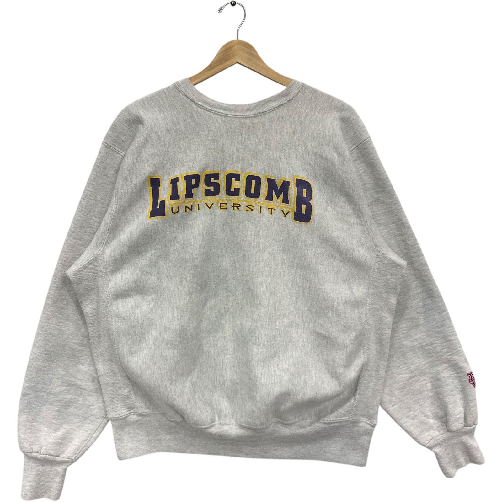 Vintage Vintage Lipscomb University Spellout Crewneck 90s XL Size US XL / EU 56 / 4 - 1 Thumbnail