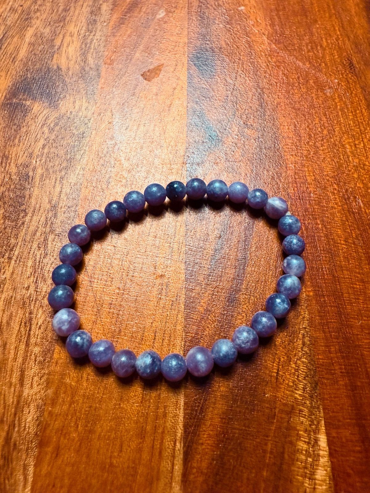 Other Purple Amethyst Beaded Stretch Bracelet – Natural Stone Size ONE SIZE - 1 Thumbnail