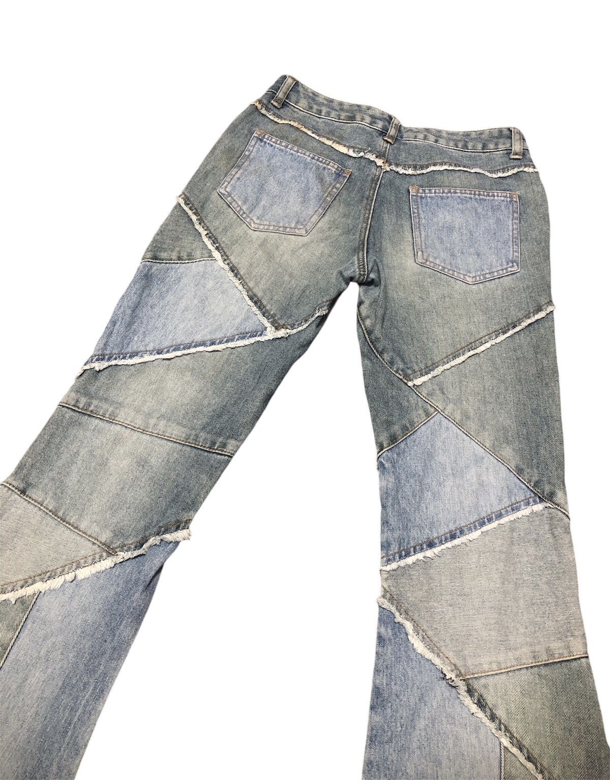 Other VINTAGE JOUER AUX ECHECH HAGI DENIM FLARED JEANS Size 28" / US 6 / IT 42 - 11 Thumbnail