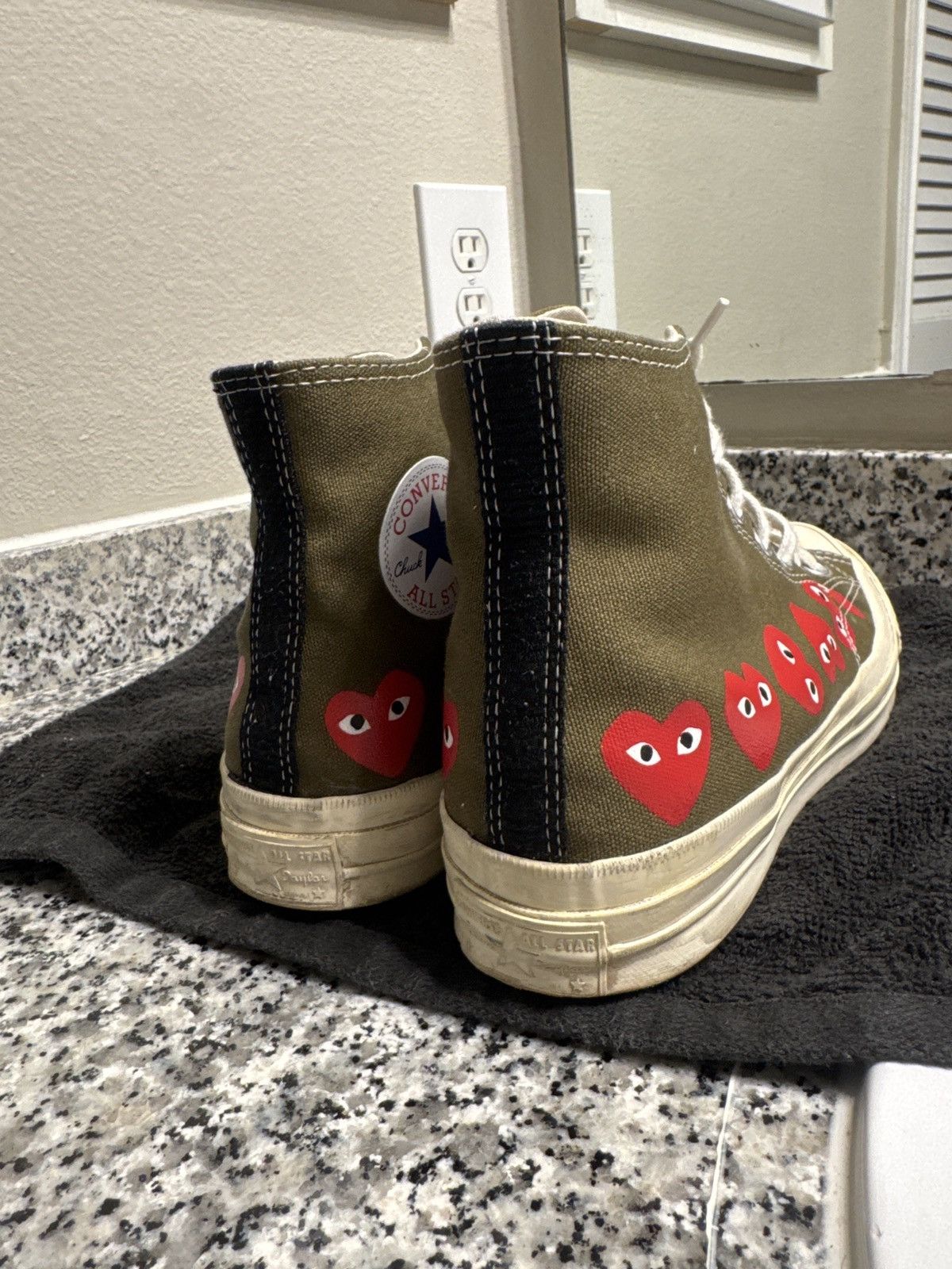 Comme des Garcons PLAY × Converse Converse CDG Size US 9 / EU 42 - 3 Thumbnail