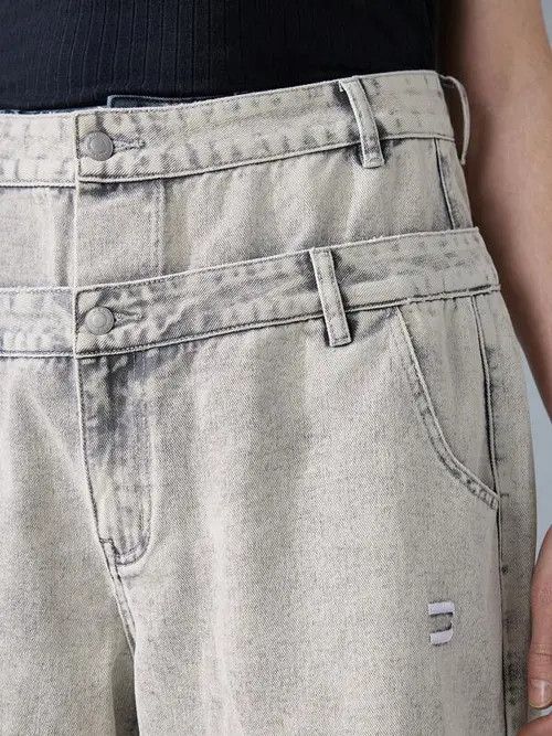 Jean Distressed ripped RAW vintage jorts denim Size US 32 / EU 48 - 3 Thumbnail