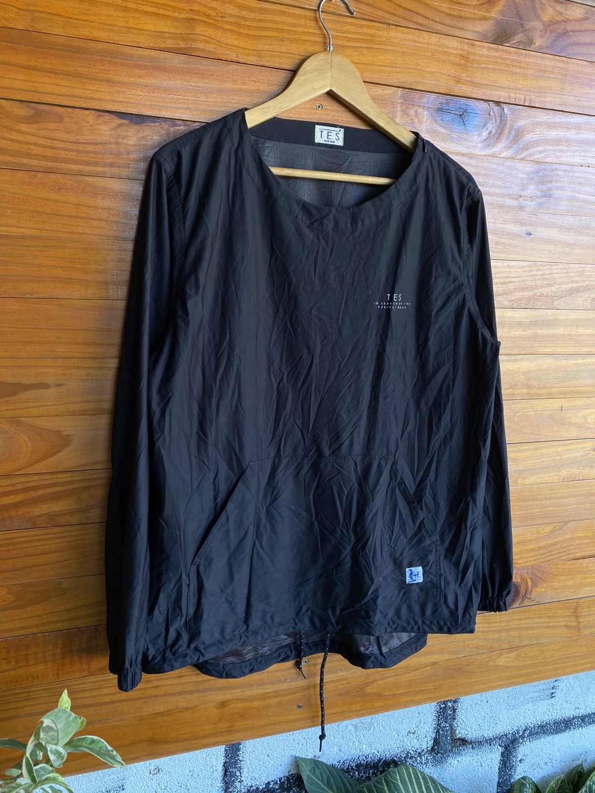 Japanese Brand Vintage TES Japanese Lightweight Pullover Jacket Black Size US M / EU 48-50 / 2 - 5 Thumbnail