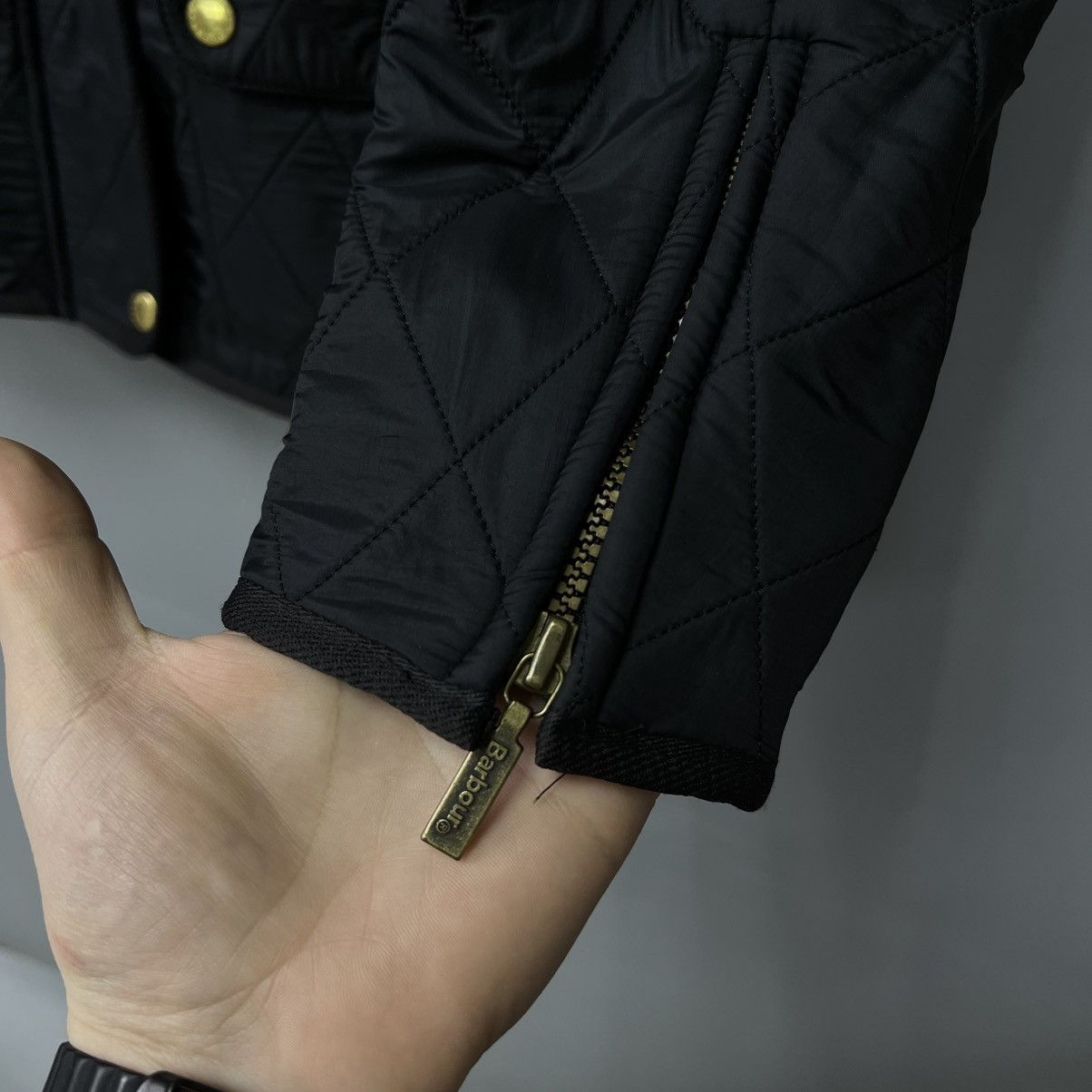 Barbour BARBOUR INTERNATIONAL Polar Quilted Jacket Belted Black Size M / US 6-8 / IT 42-44 - 14 Thumbnail