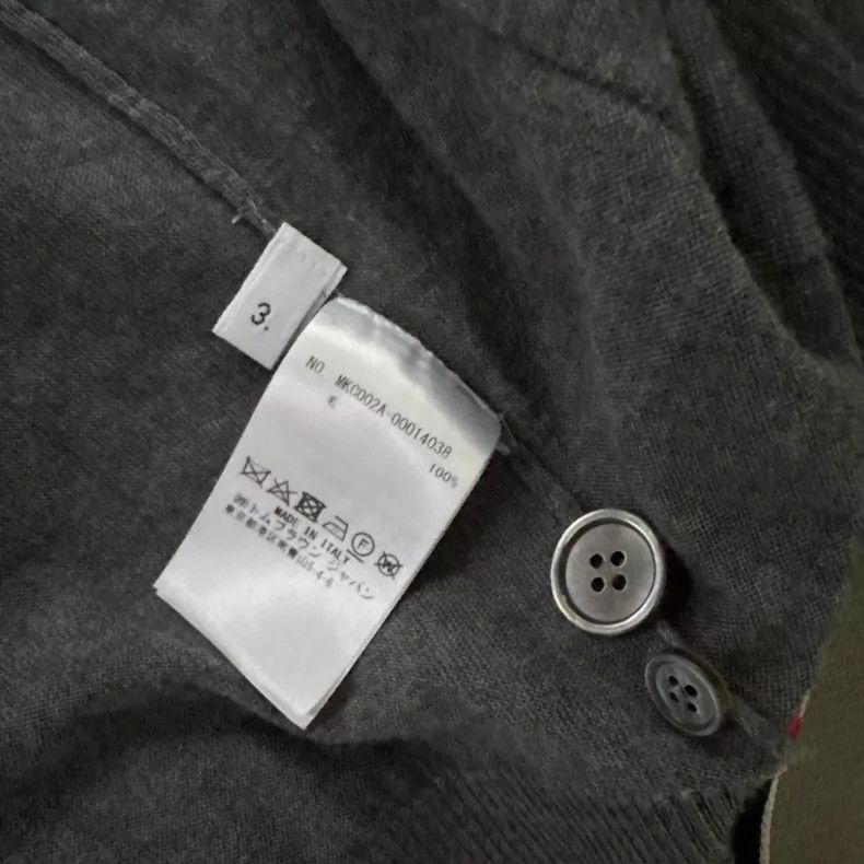 Thom Browne Thom Browne Gray classic wool cardigan Size US L / EU 52-54 / 3 - 6 Thumbnail