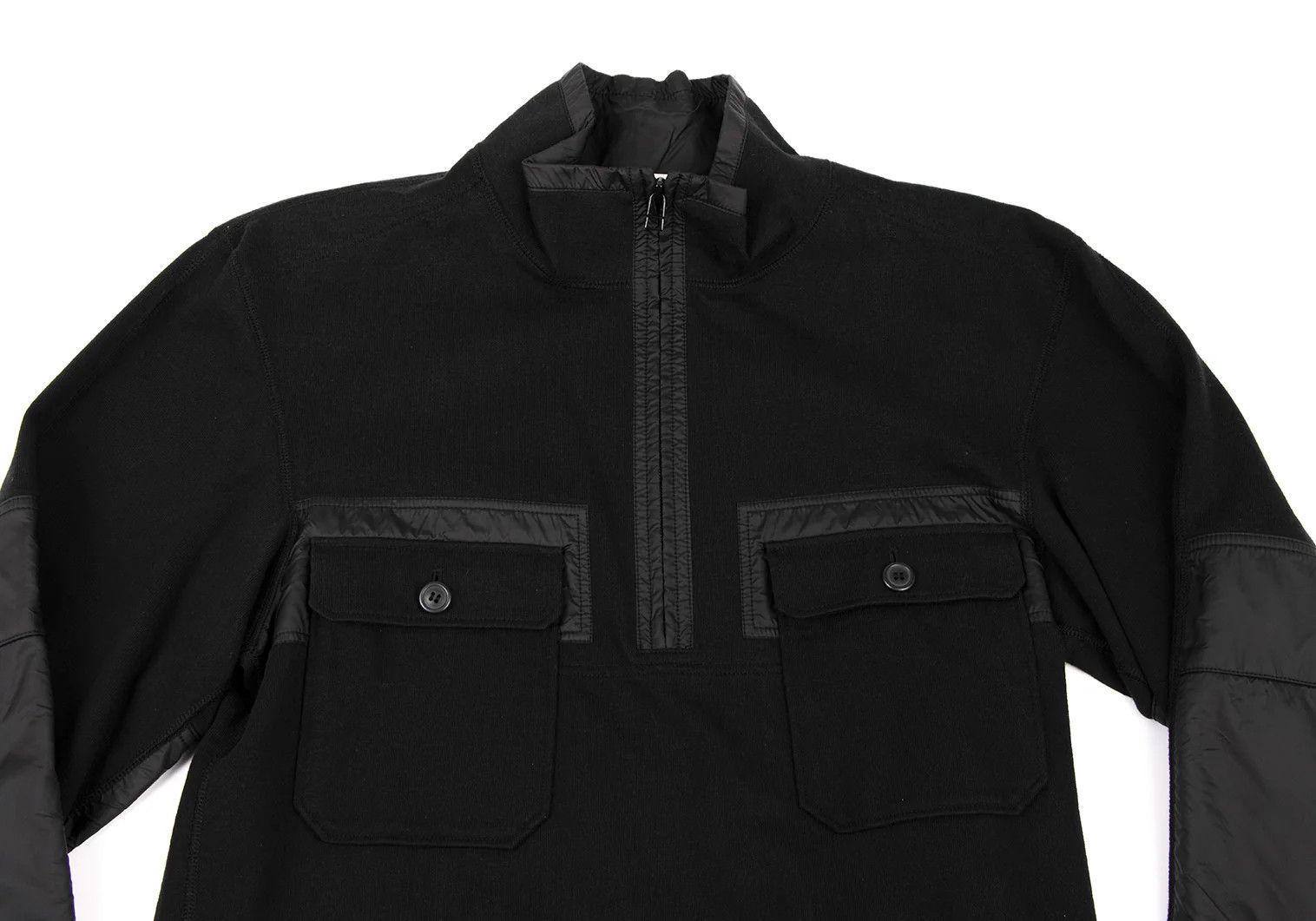 Issey Miyake Half-Zip Sweat in Black, Size S Size US S / EU 44-46 / 1 - 2 Thumbnail