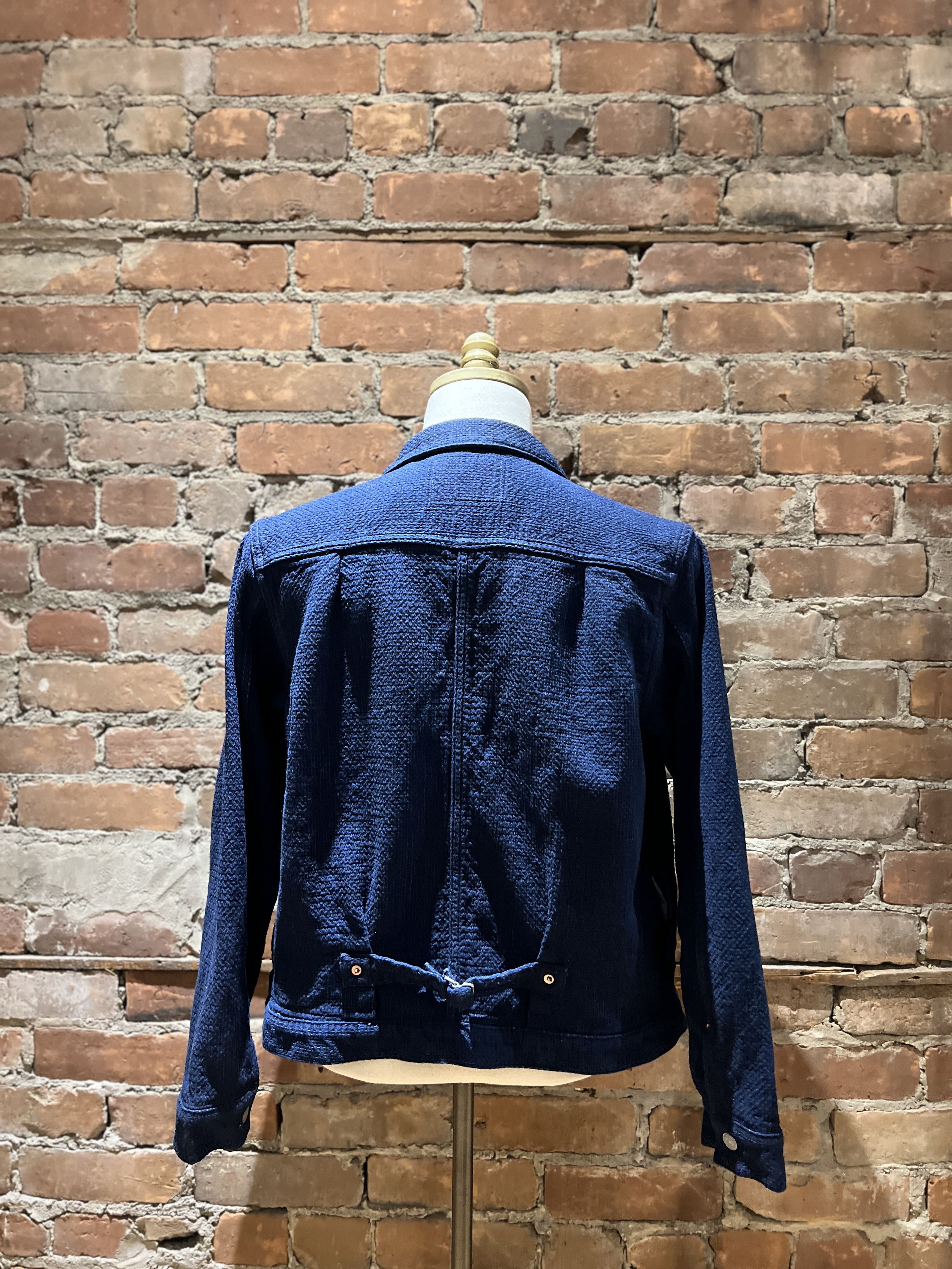 Other Omoto Denim 3121 15oz Ori-Sashi Sashiko Type 1 Jacket Size US M / EU 48-50 / 2 - 4 Thumbnail