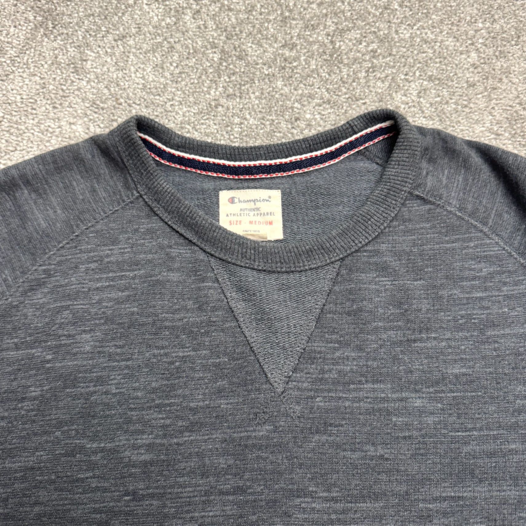 Champion Champion Sweatshirt Mens Pullover Shirt M Gray Raglan Sleeve Activewear Size US M / EU 48-50 / 2 - 4 Thumbnail