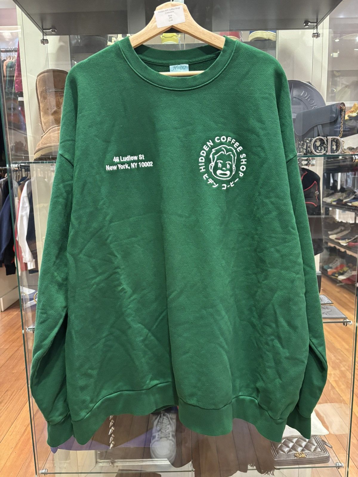 HIDDEN Hidden NY Coffee Shop Pop Up Crewneck Size US XXL / EU 58 / 5 - 1 Thumbnail