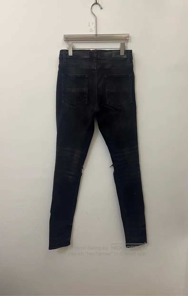 Amiri Amiri Black destroyed cat whisker denim pants Size US 30 / EU 46 - 4 Thumbnail