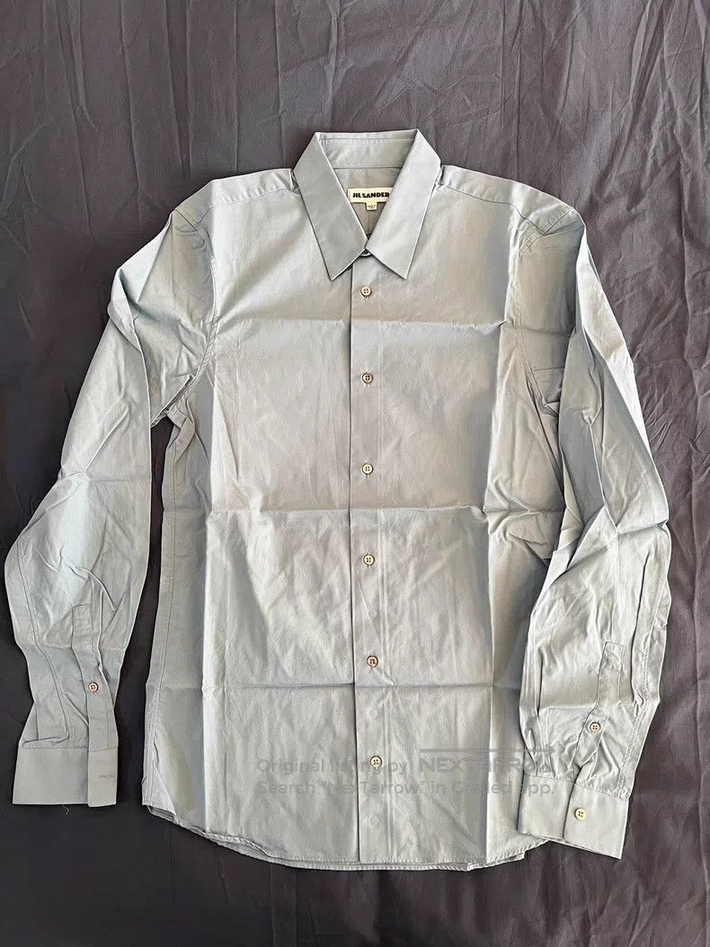 Jil Sander Jil Sander Solid Men's Shirt Size US L / EU 52-54 / 3 - 1 Thumbnail