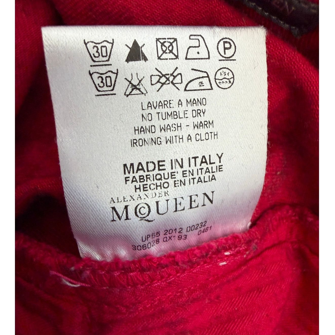Alexander McQueen Alexander McQueen NWT Pink Women's Cigarette Trousers Size 28" / US 6 / IT 42 - 4 Thumbnail