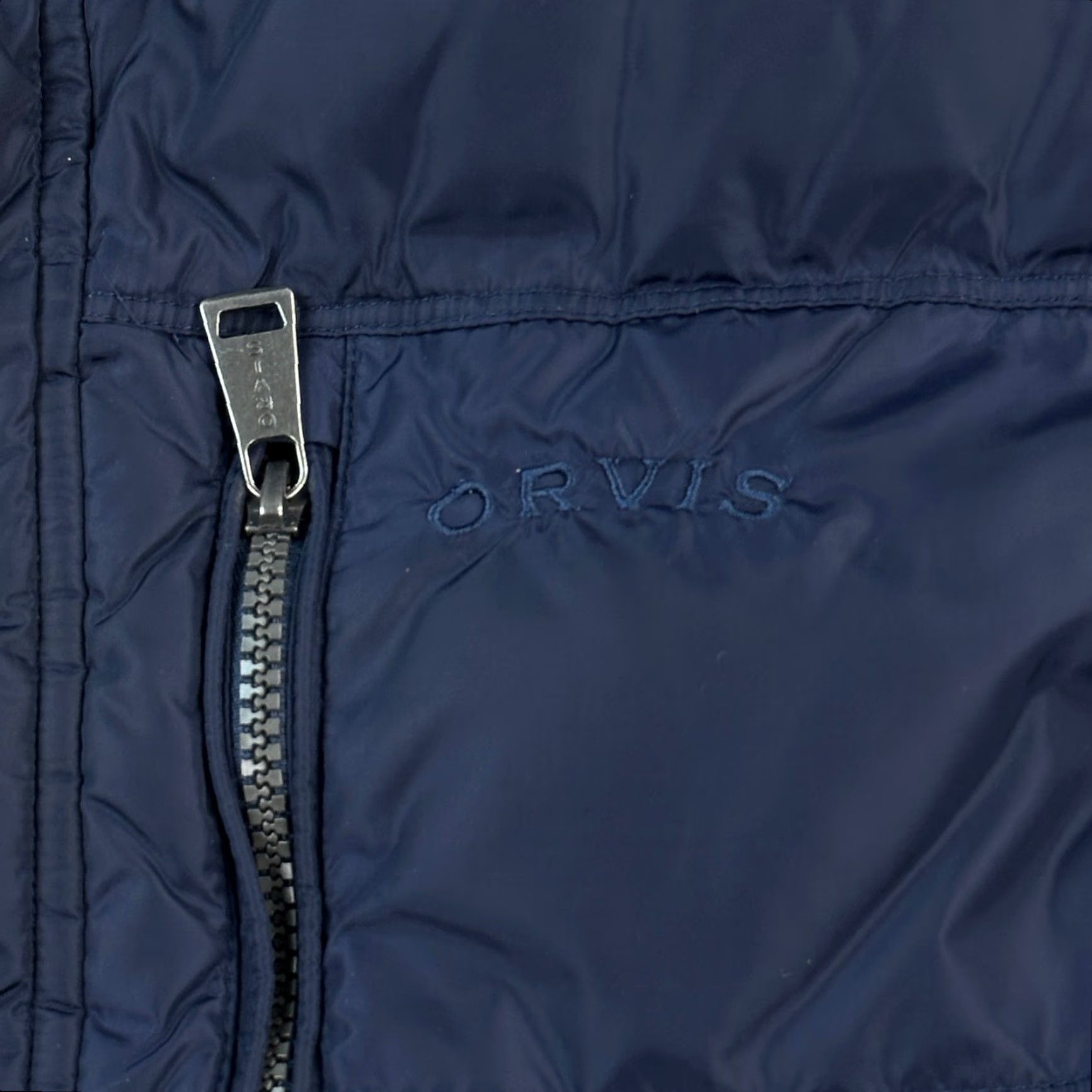Orvis Orvis Essex Vest Mens Large Navy Full Zip Snap Duck Down Quilted Puffer Outdoor Size US L / EU 52-54 / 3 - 3 Thumbnail