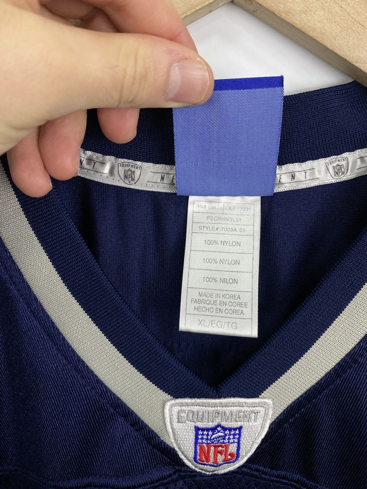 Reebok 🇺🇸 Vintage 90s NFL Patriots Reebok Brady Football Jersey Y2K Size US XL / EU 56 / 4 - 7 Thumbnail