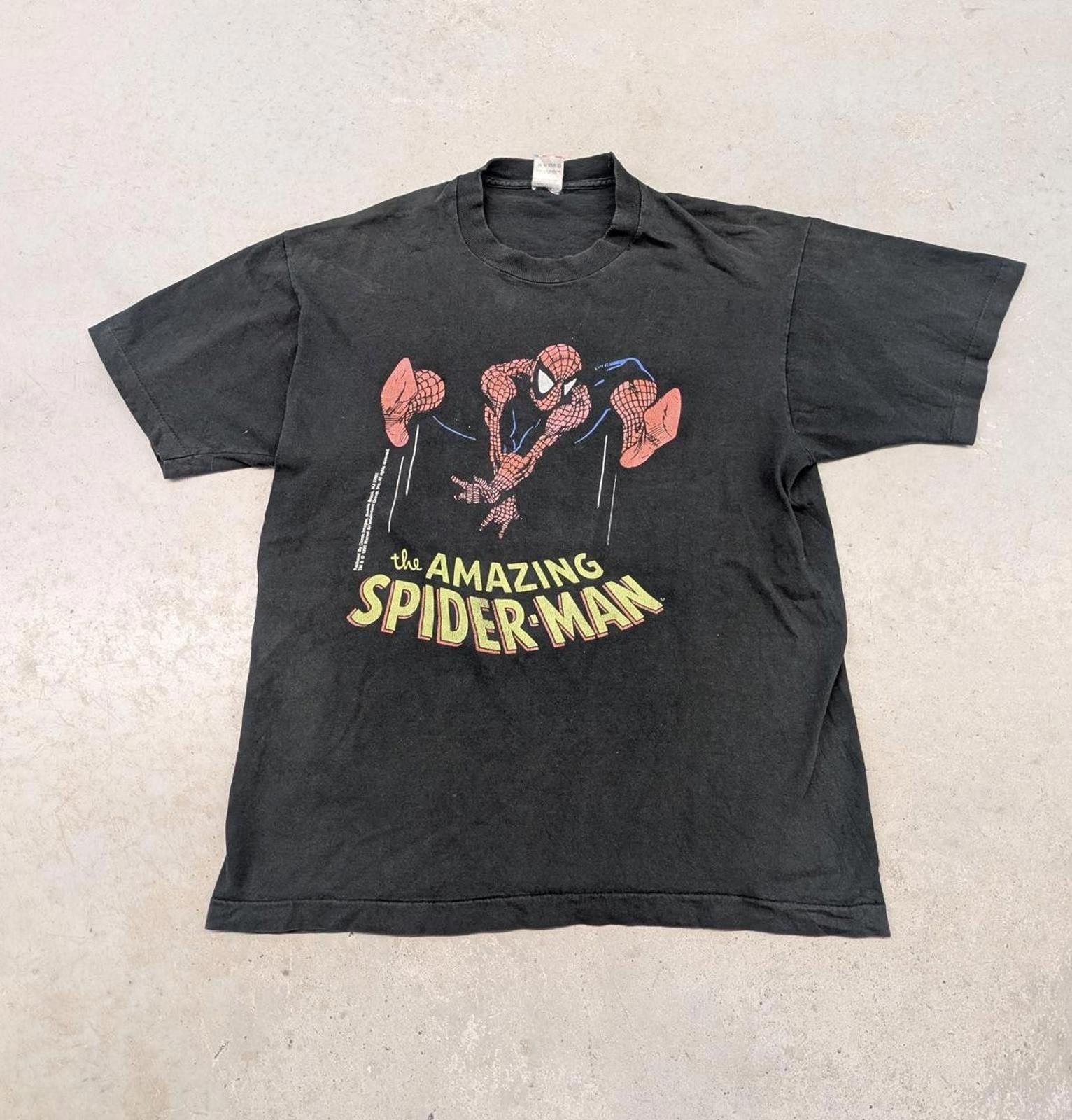 Marvel Comics Vintage 1990 The Amazing Spider-Man Comic Images T-shirt Size US L / EU 52-54 / 3 - 1 Thumbnail
