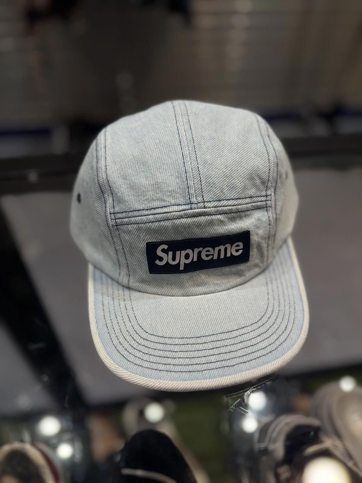 Supreme Supreme Washed Chino Twill Camp Cap (25FW) Denim NEW Size ONE SIZE - 1 Thumbnail