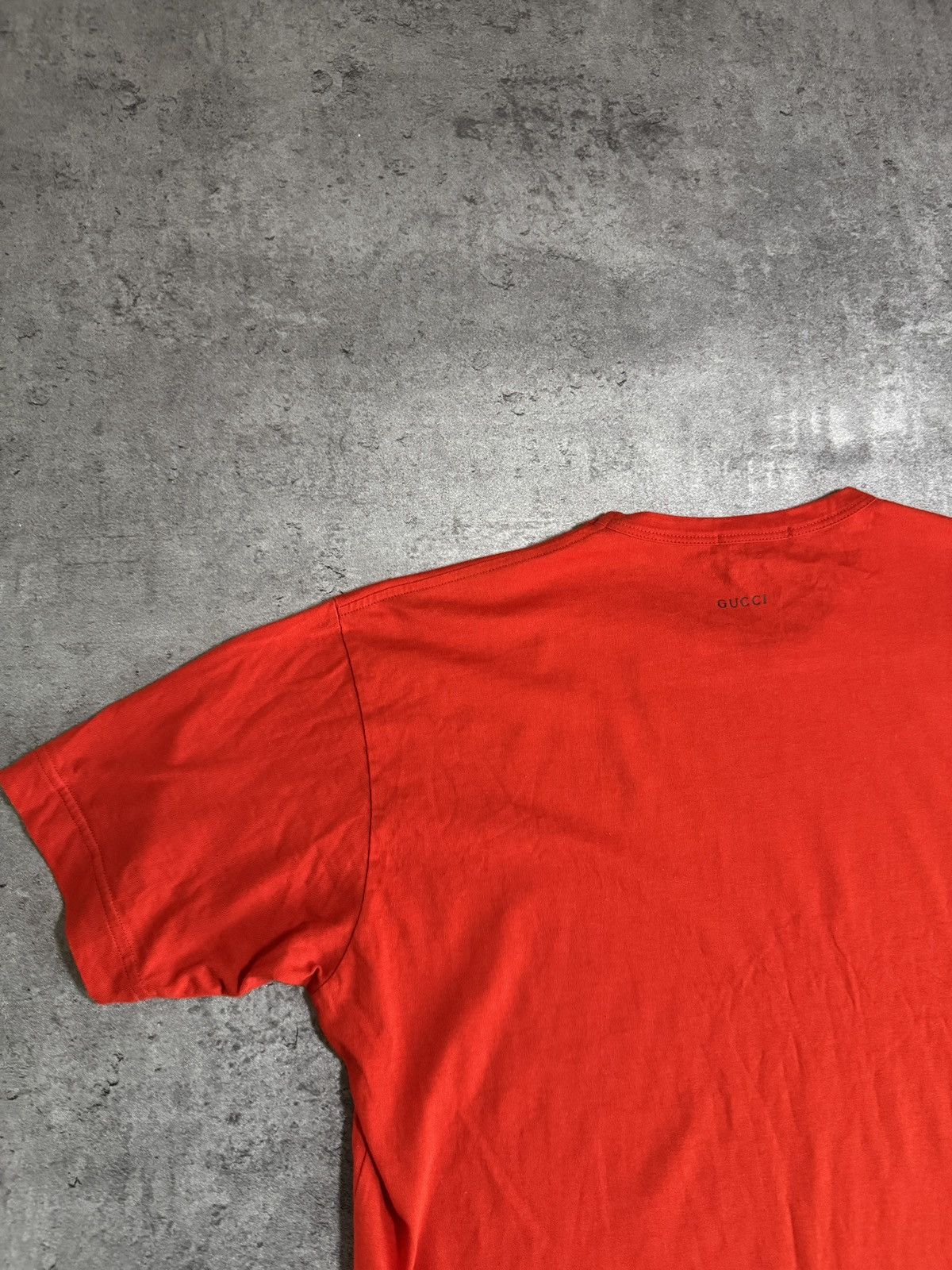 Designer × Gucci × Vintage Gucci Parfums Tees Vintage Made in Italy Logo Red Size US S / EU 44-46 / 1 - 3 Thumbnail