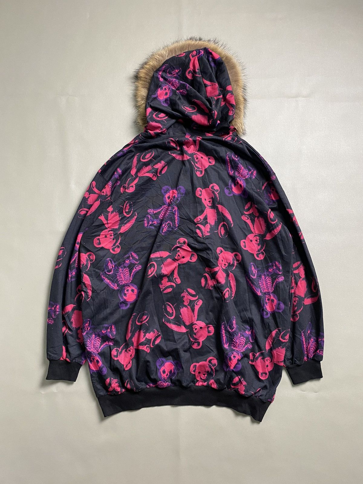 If Six Was Nine × Japanese Brand × Le Grande Bleu (L.G.B.) Drug Honey Fur Hoodie Ifsix Lgb Style Size US XL / EU 56 / 4 - 2 Thumbnail