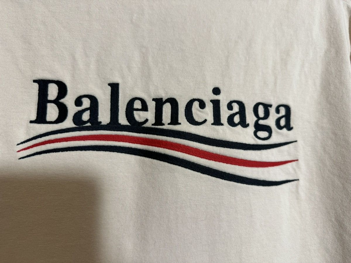 Balenciaga Campaign Logo Embroidered T-shirt Size US S / EU 44-46 / 1 - 5 Thumbnail