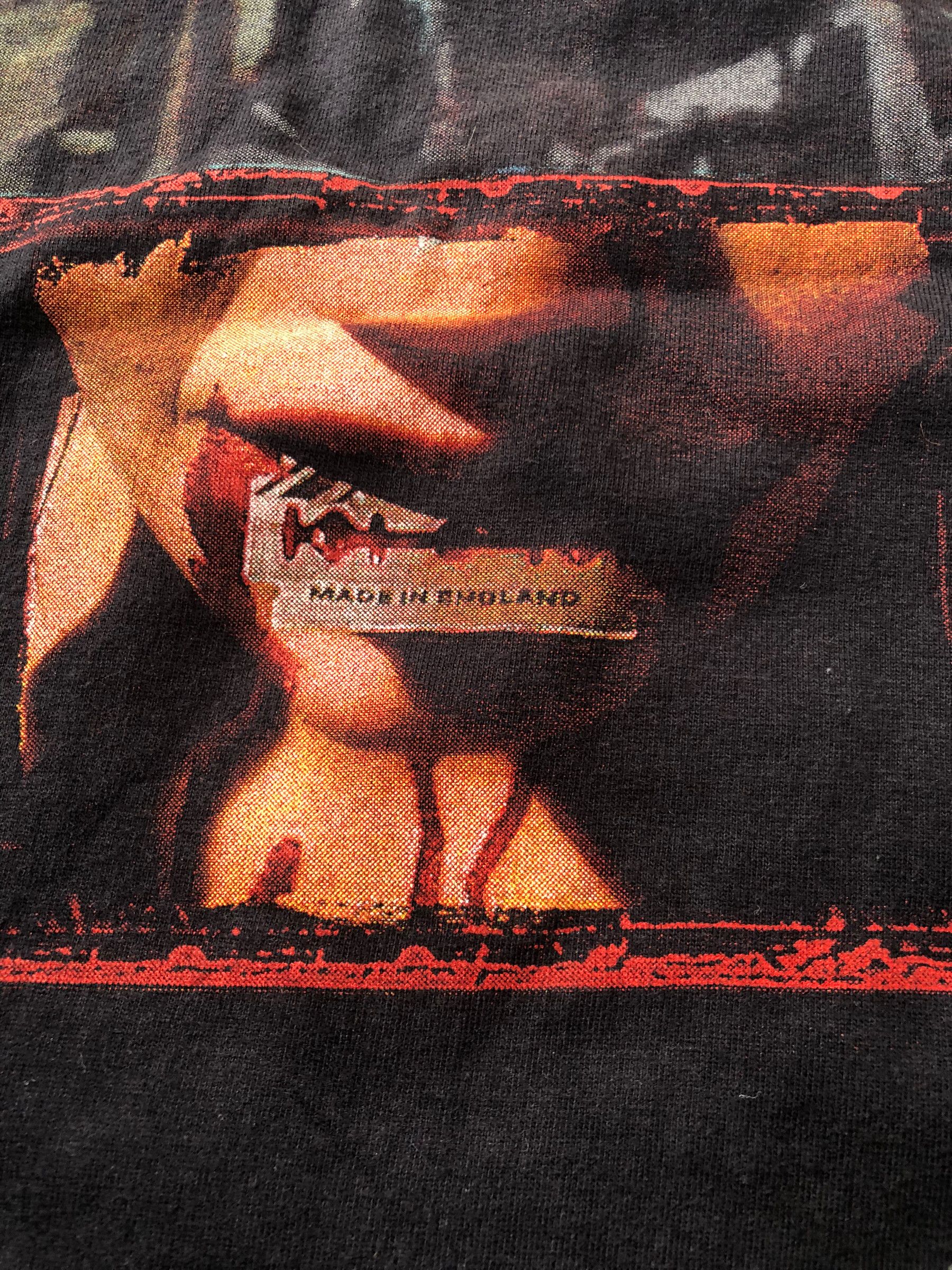 Band Tees 🔥Vtg Y2K CRADLE OF FILTH Canvas For A Lick Of Pain T-Shirt Size US L / EU 52-54 / 3 - 6 Thumbnail