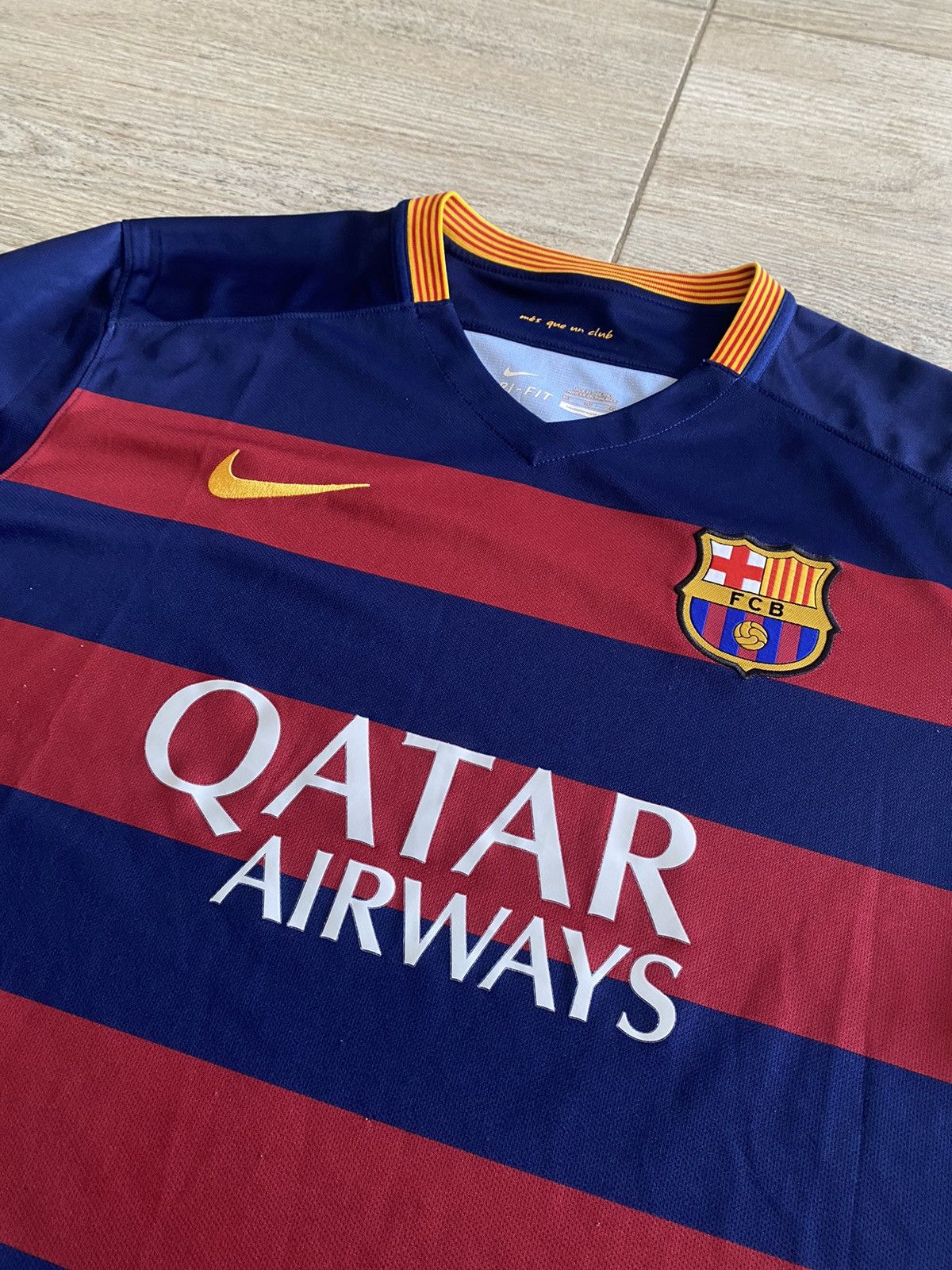 Nike Nike Barcelona 2015/2016 Home Kit Soccer Jersey Blokecore Size US XL / EU 56 / 4 - 2 Thumbnail