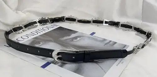 Japanese Brand × Vintage Outdoor punk rock multi pendant pu leather belt Size ONE SIZE - 2 Thumbnail