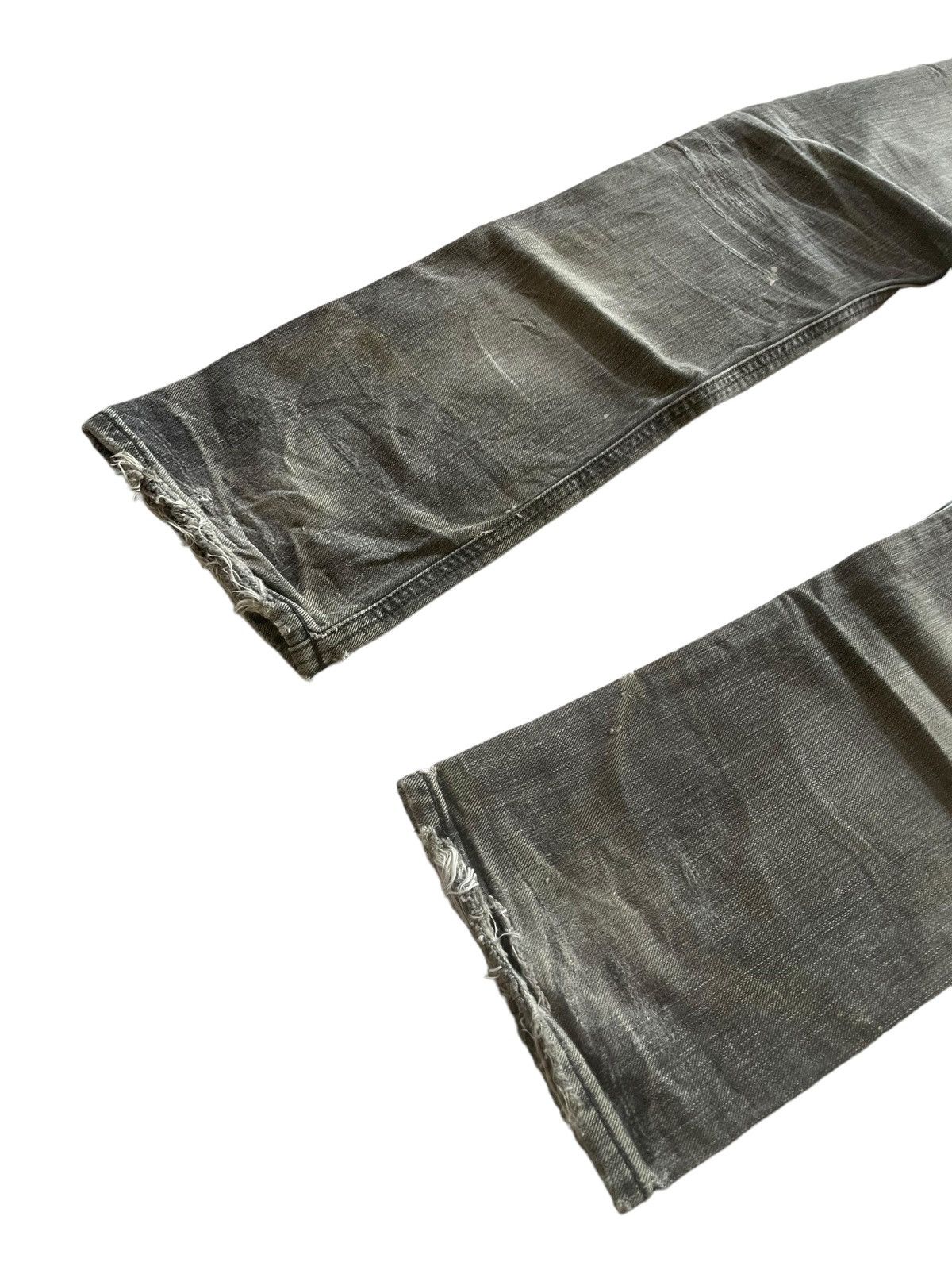 Hysteric Glamour × In The Attic × Lee Vintage Lee Japan Mud Claw Mark Distressed Denim Pants Size US 30 / EU 46 - 14 Thumbnail