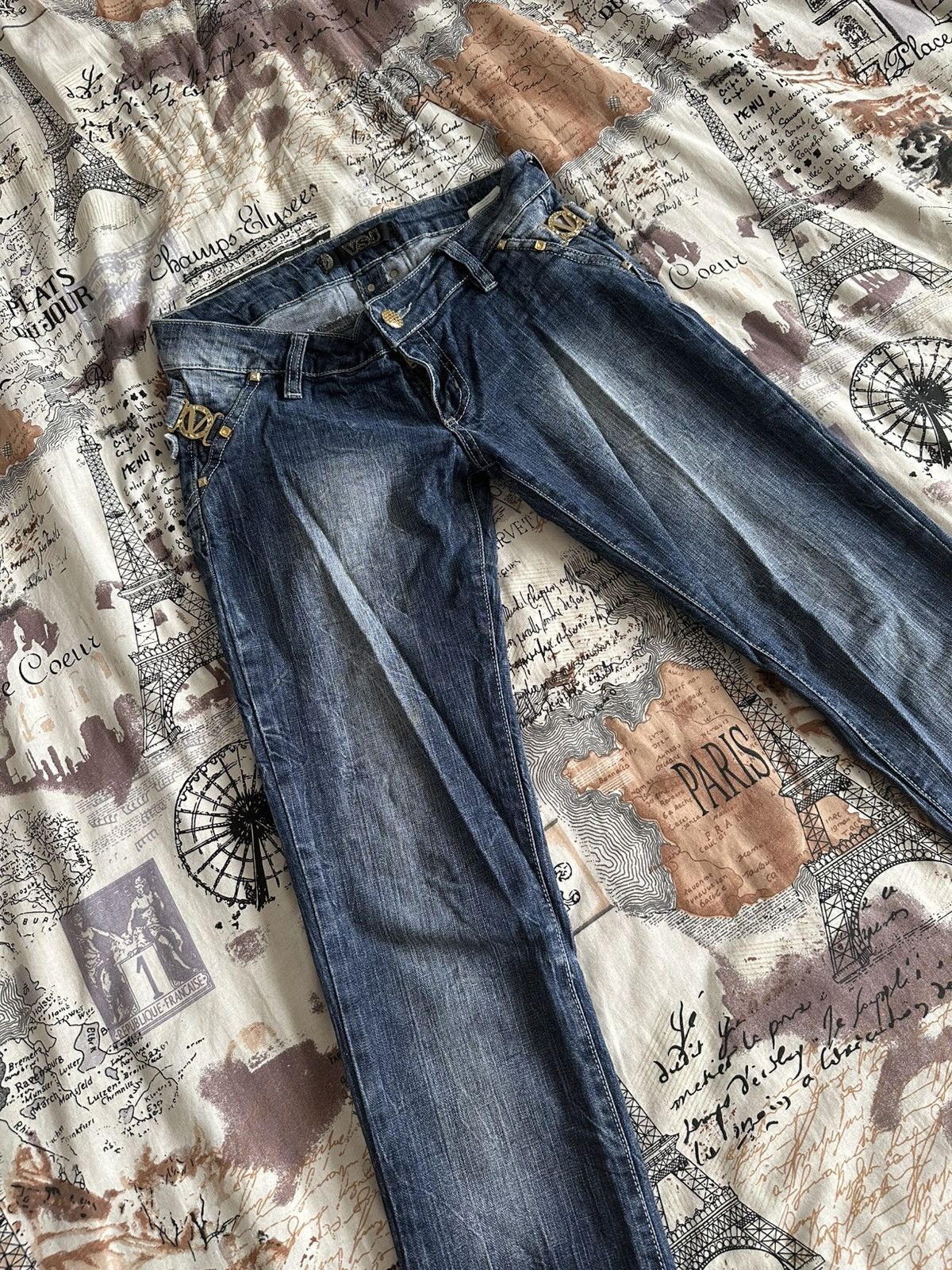 Versace × Vintage Versace Jeans Vintage Size 27" / US 4 / IT 40 - 1 Thumbnail